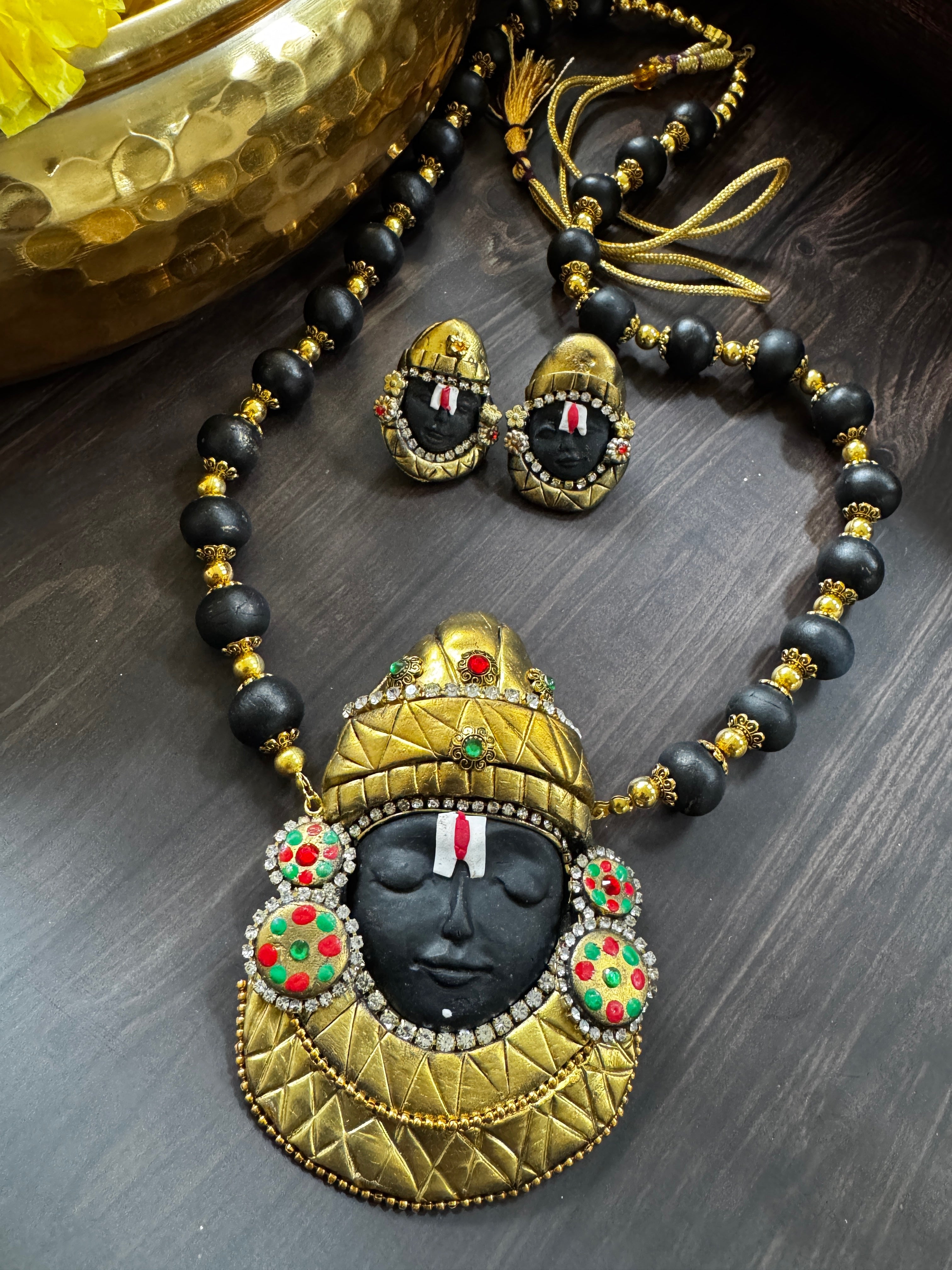 Terracotta Handmade Jewelery - Shiva