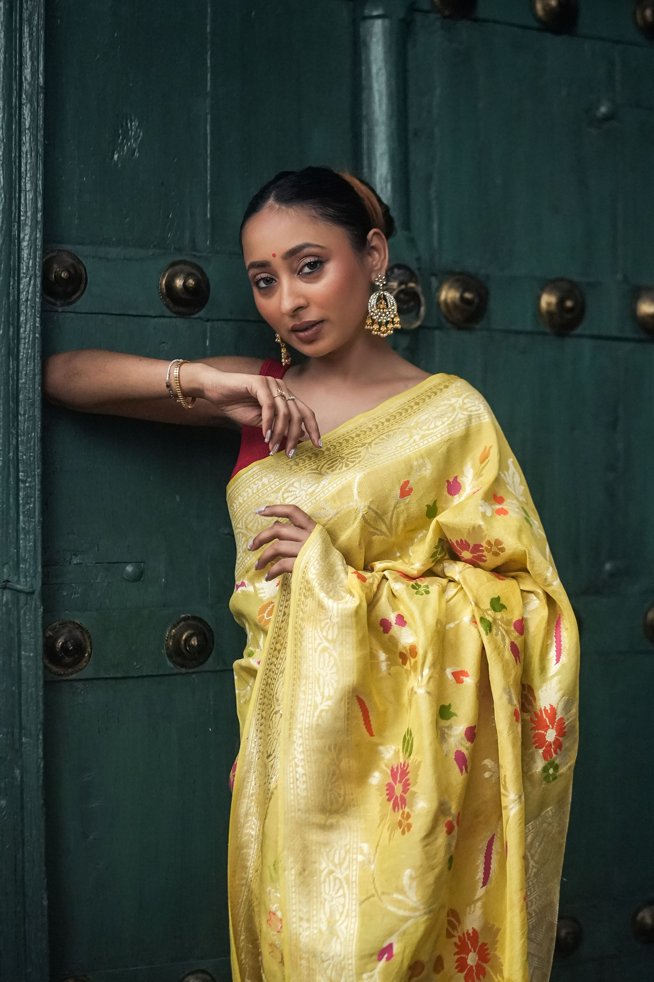 Banarasi Tussar Georgette Saree