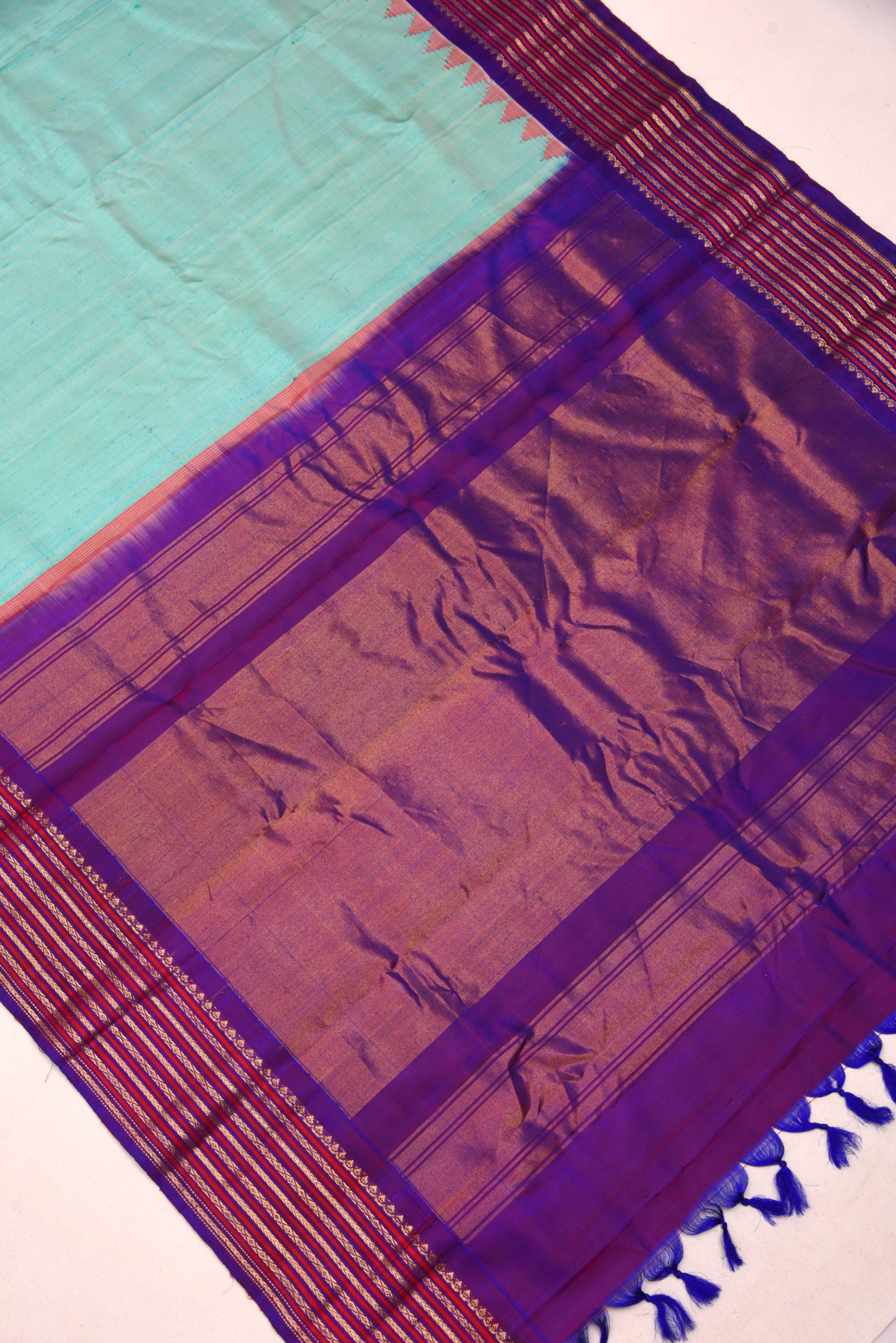 Kuttu Gadwal Silk Handloom Saree