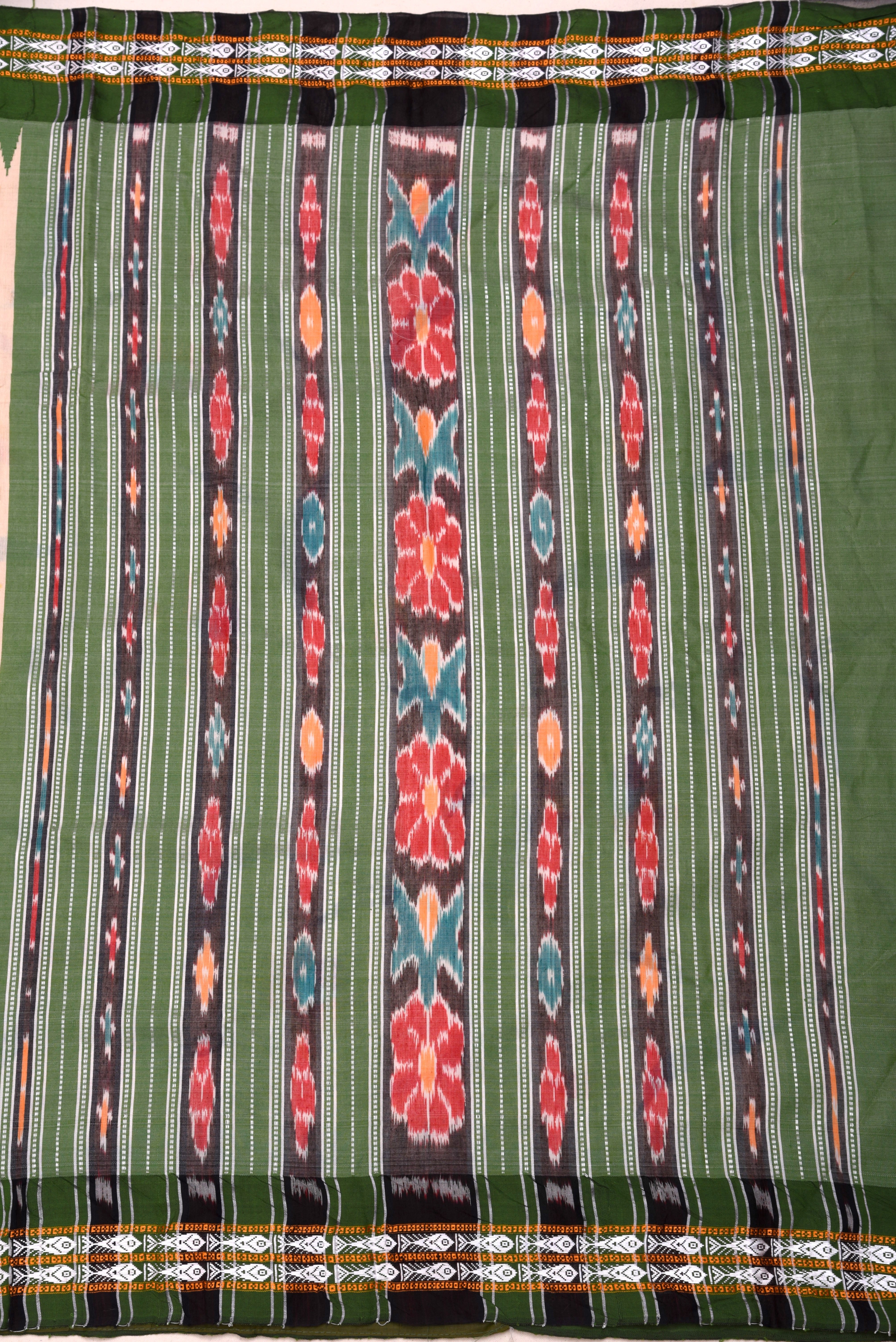 Raw Silk handloom printed saree