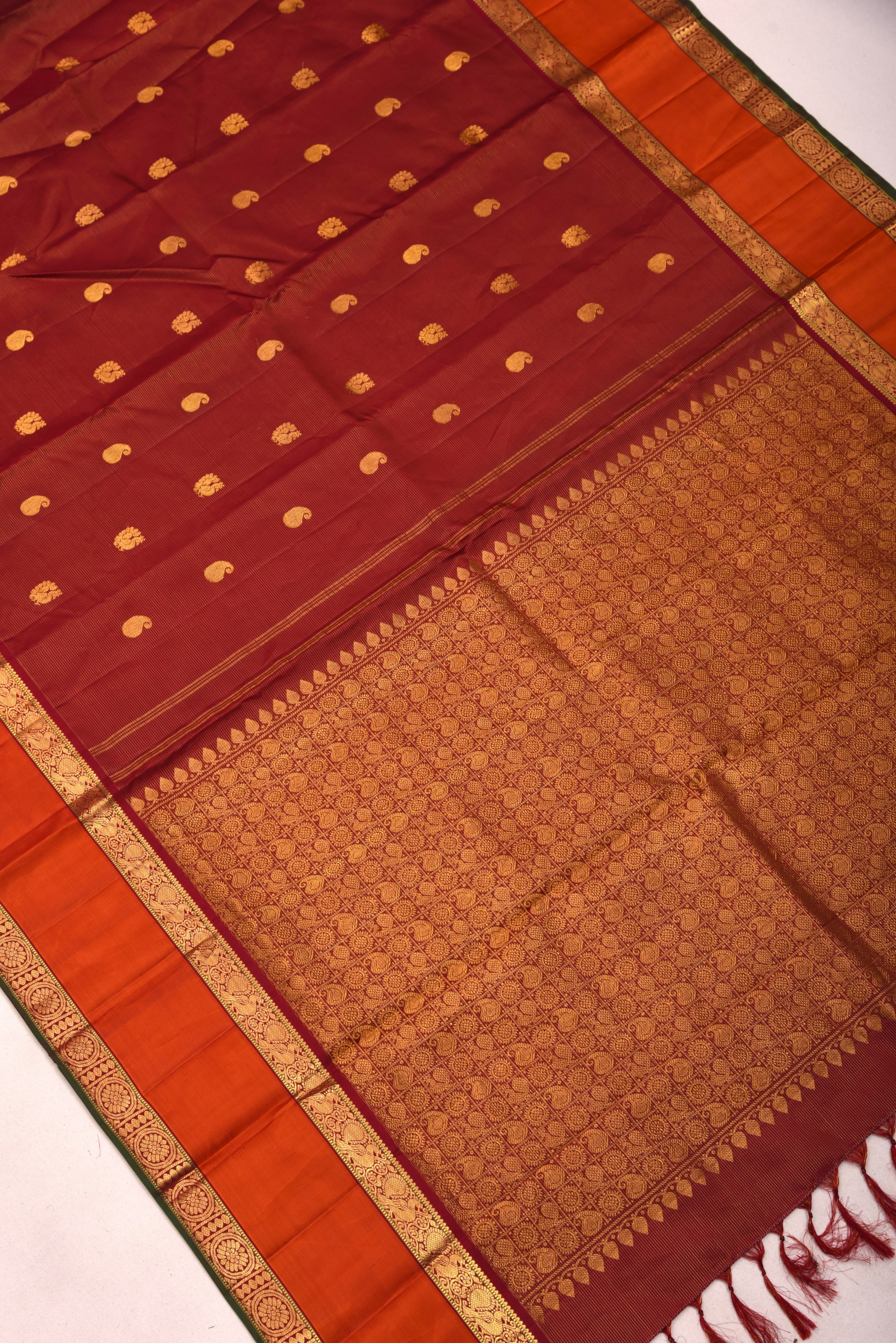 Kanjeevaram Handloom Pure Silk Saree