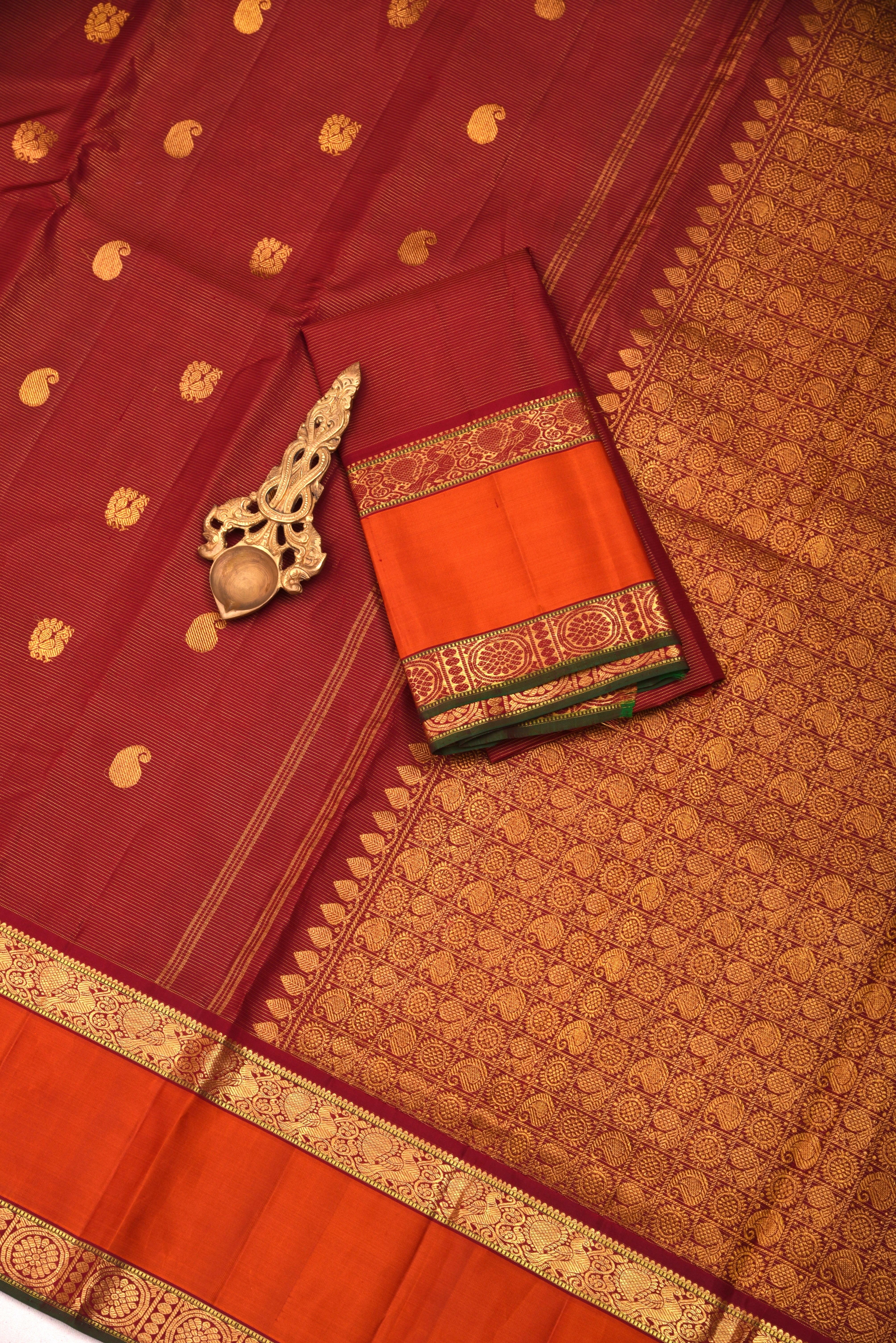 Kanjeevaram Handloom Pure Silk Saree