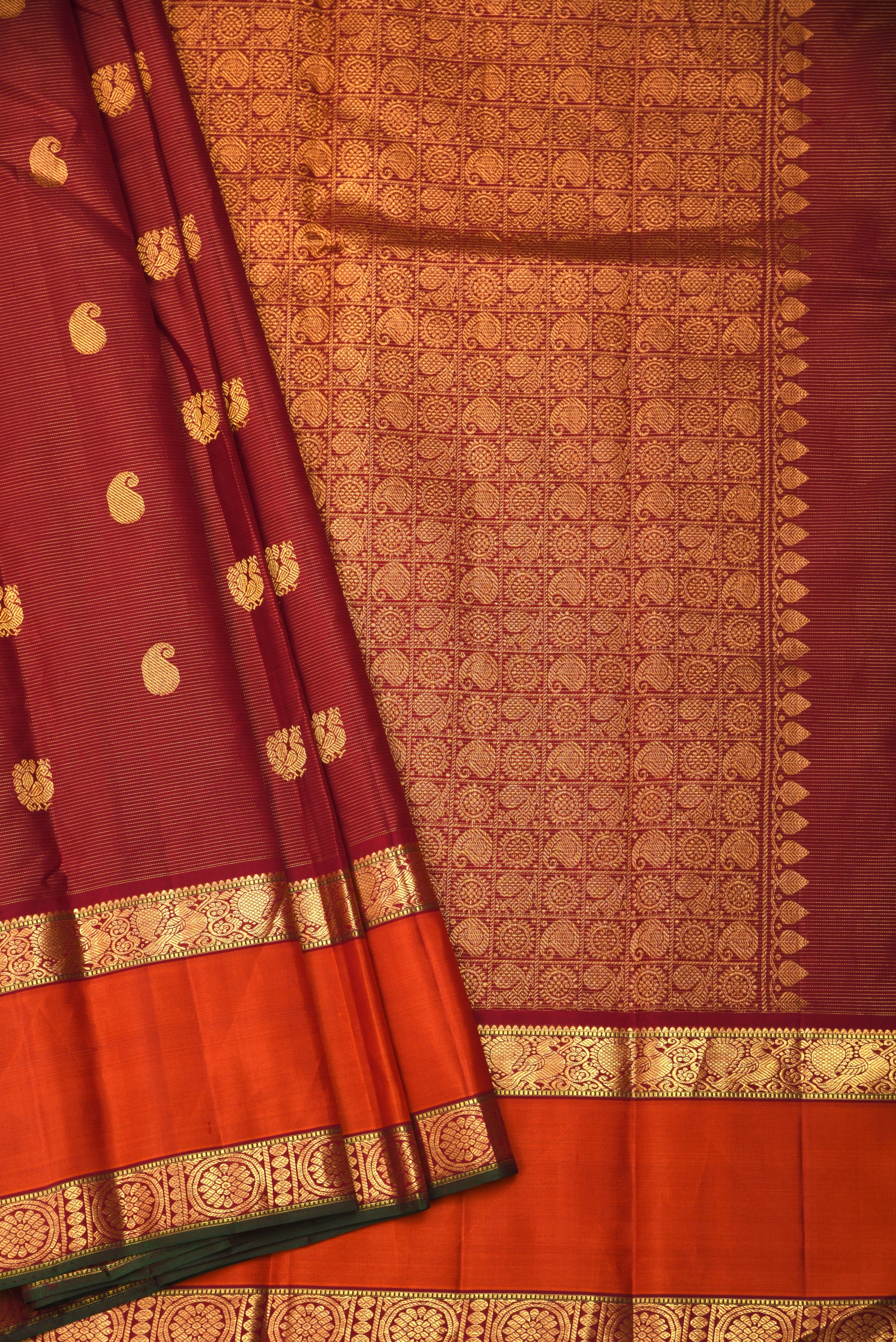Kanjeevaram Handloom Pure Silk Saree