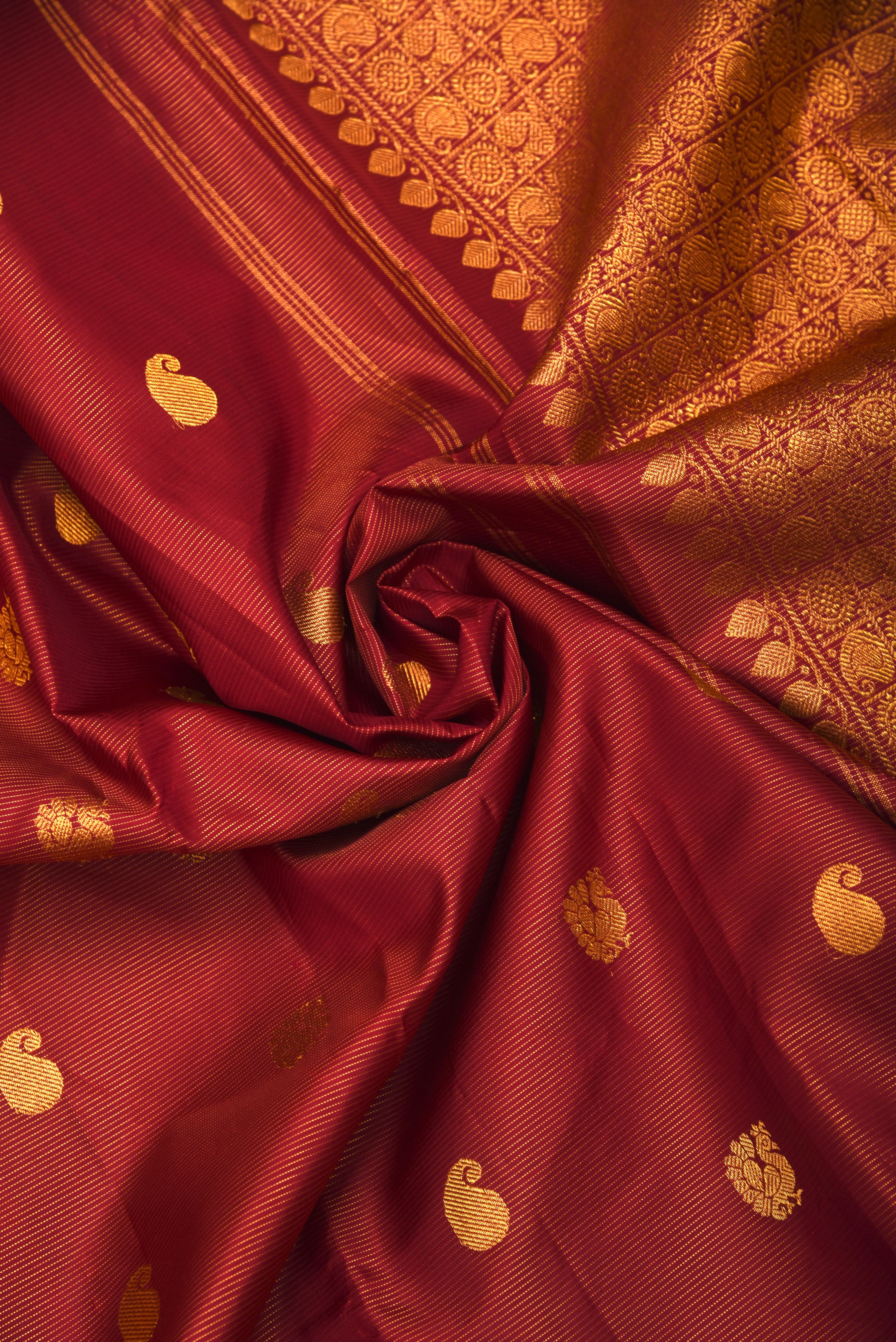 Kanjeevaram Handloom Pure Silk Saree