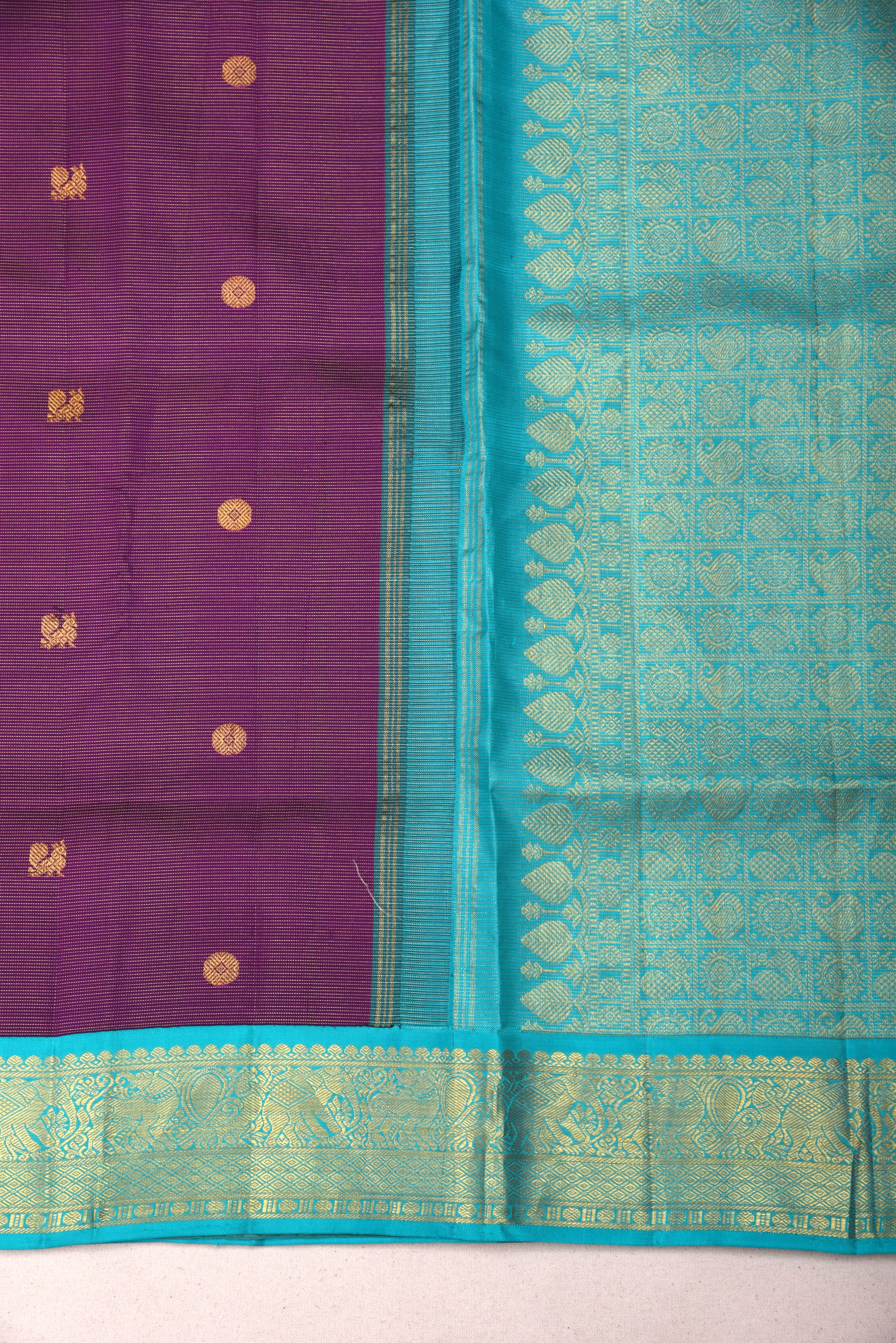 Kanjeevaram Handloom Pure Silk Saree