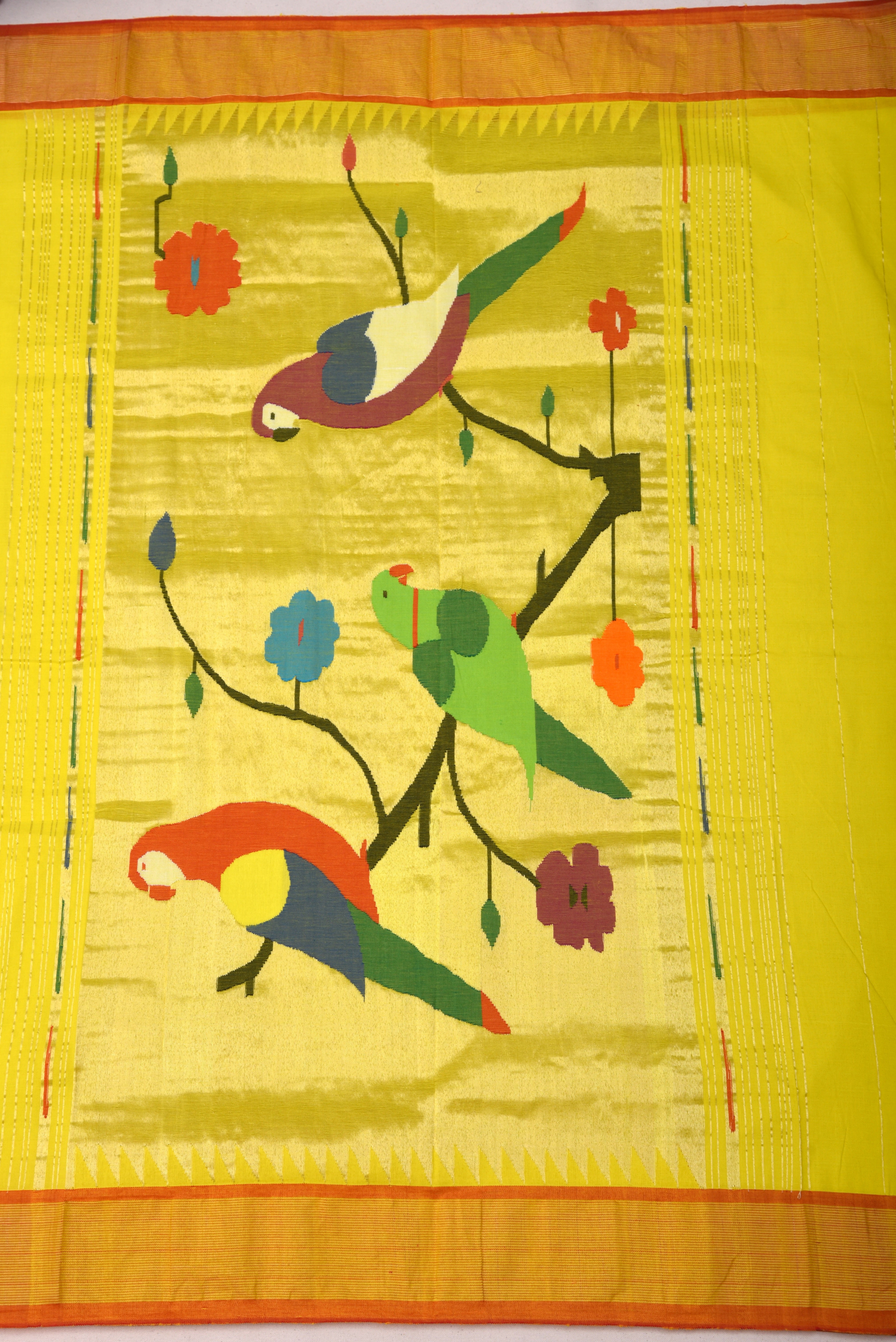 Paithani Cotton handloom saree