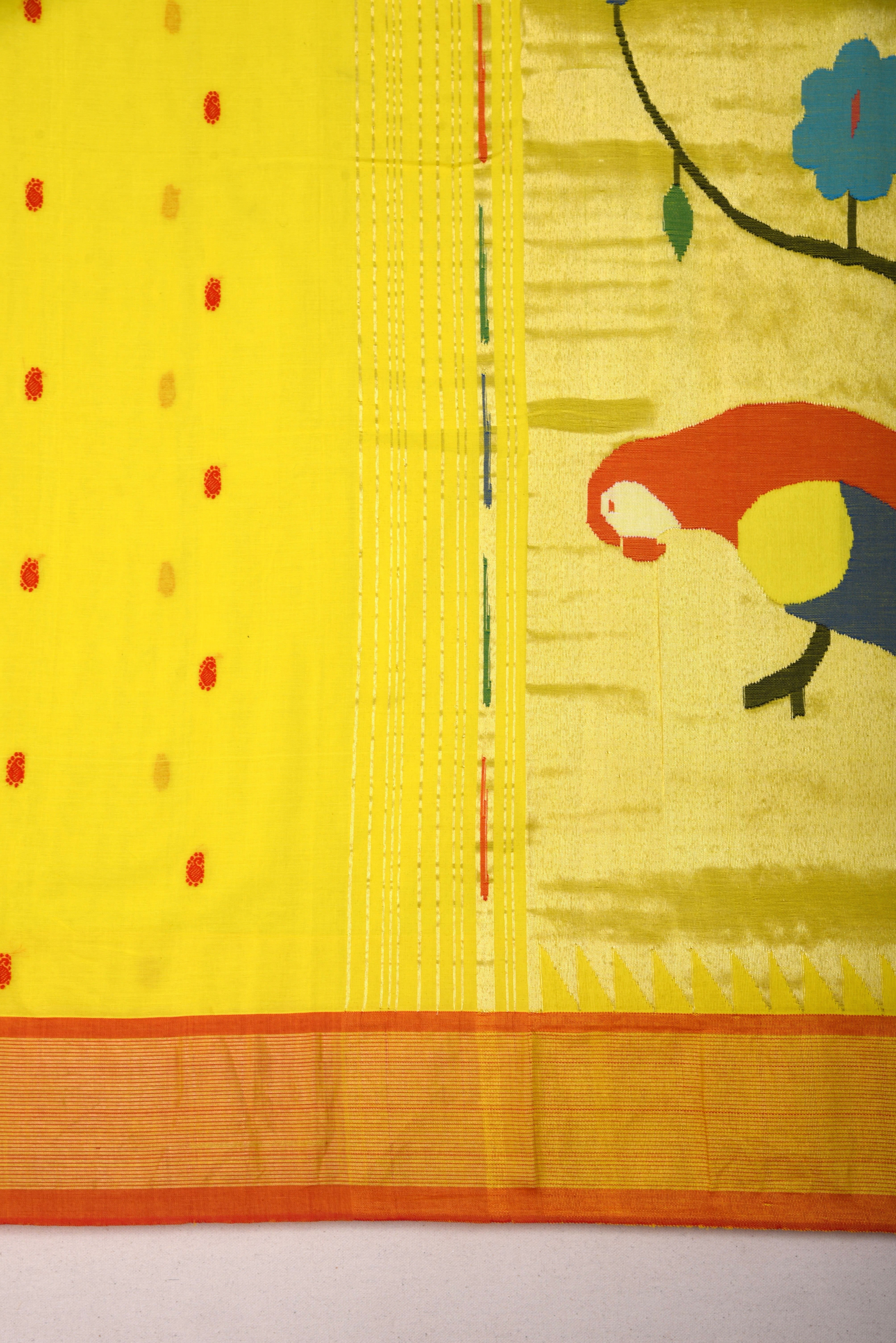 Paithani Cotton handloom saree