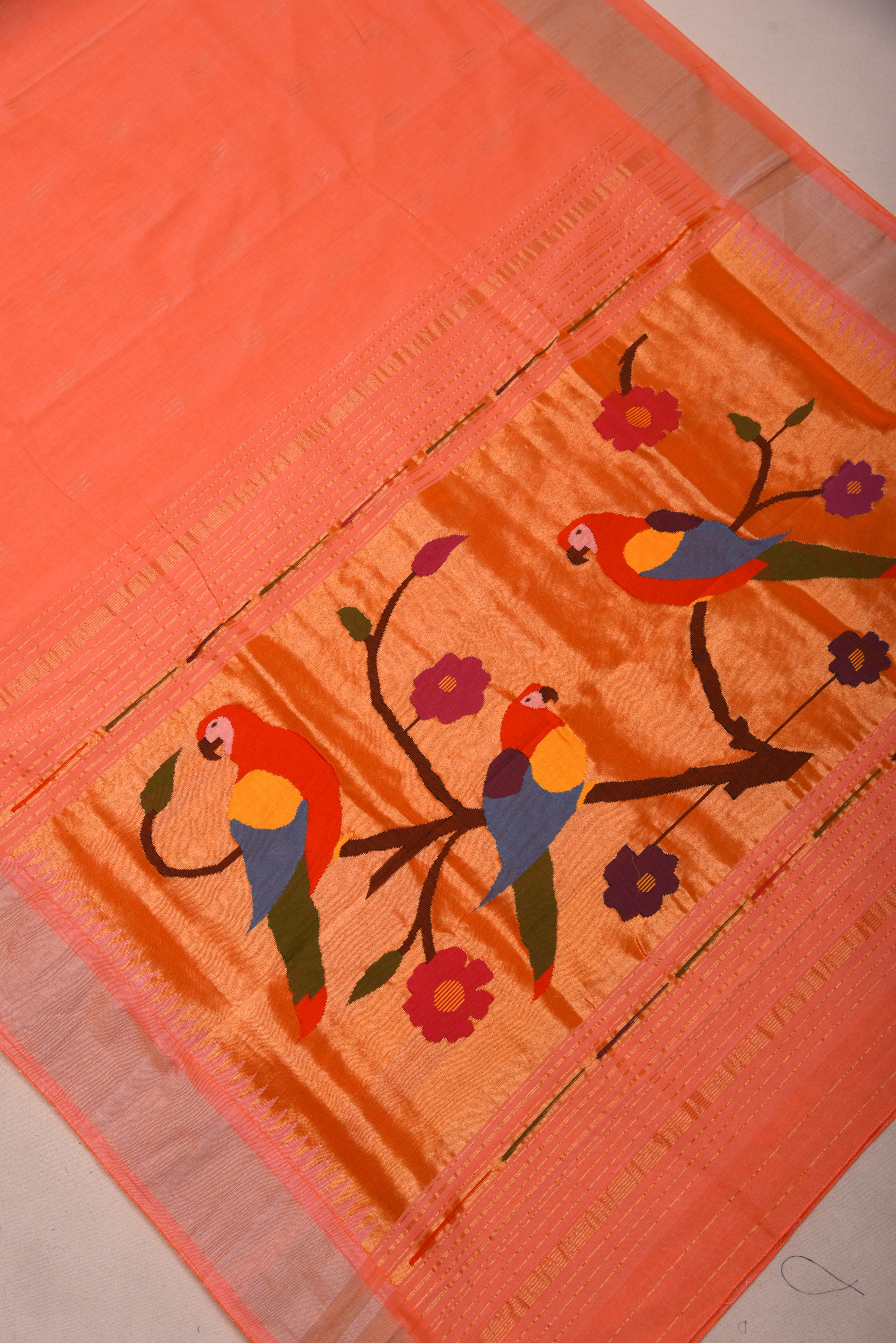 Paithani Cotton handloom saree