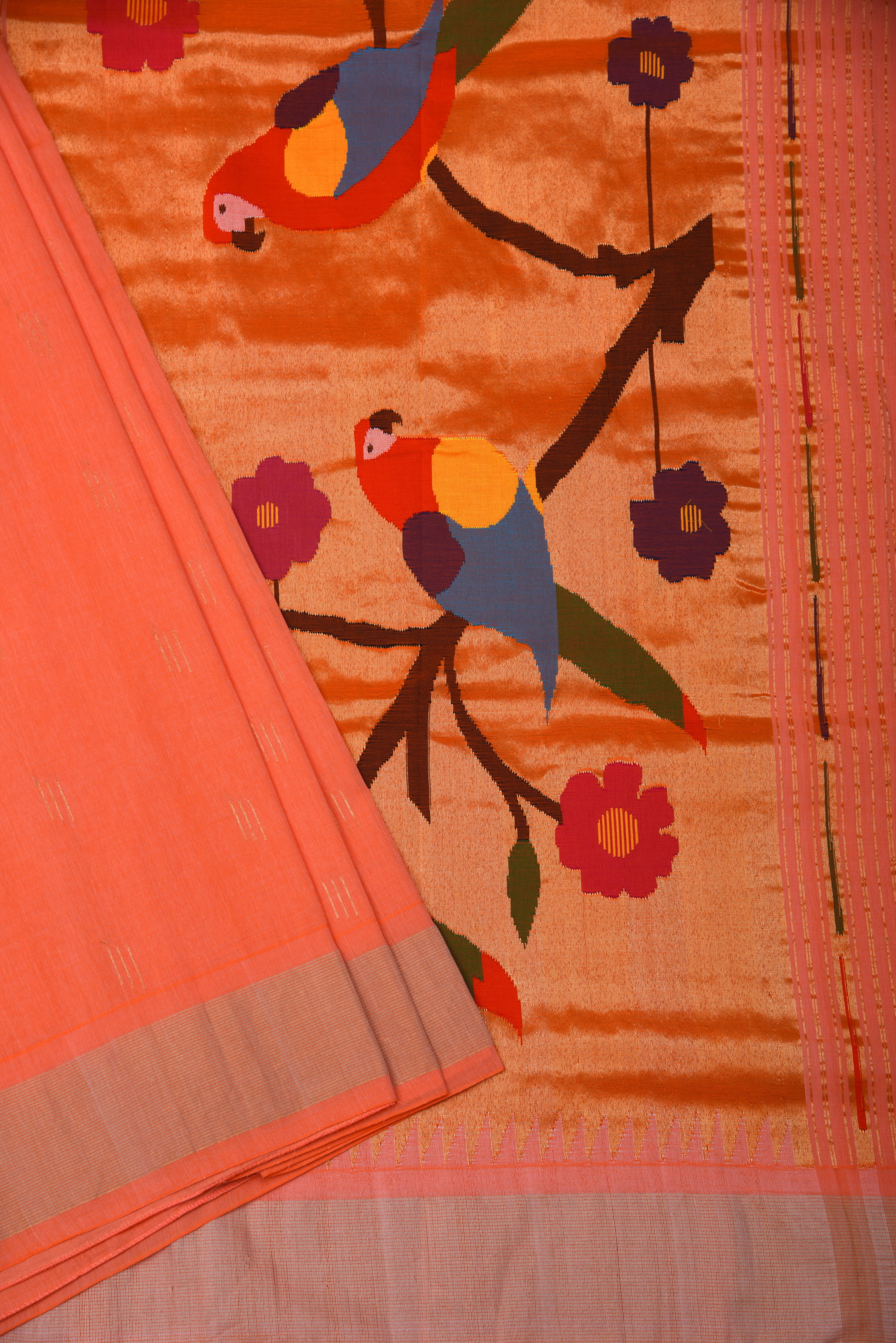 Paithani Cotton handloom saree