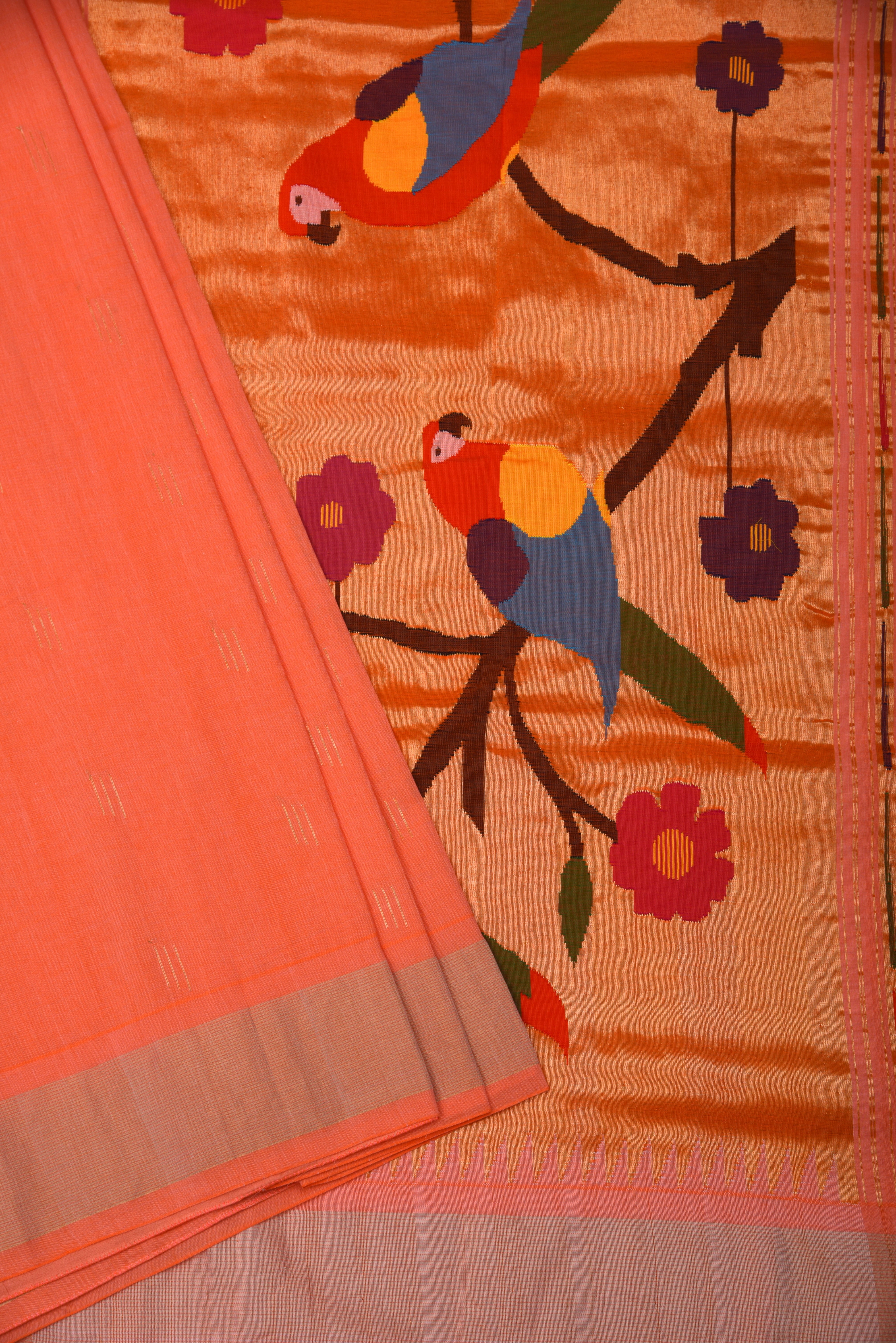 Paithani Cotton handloom saree