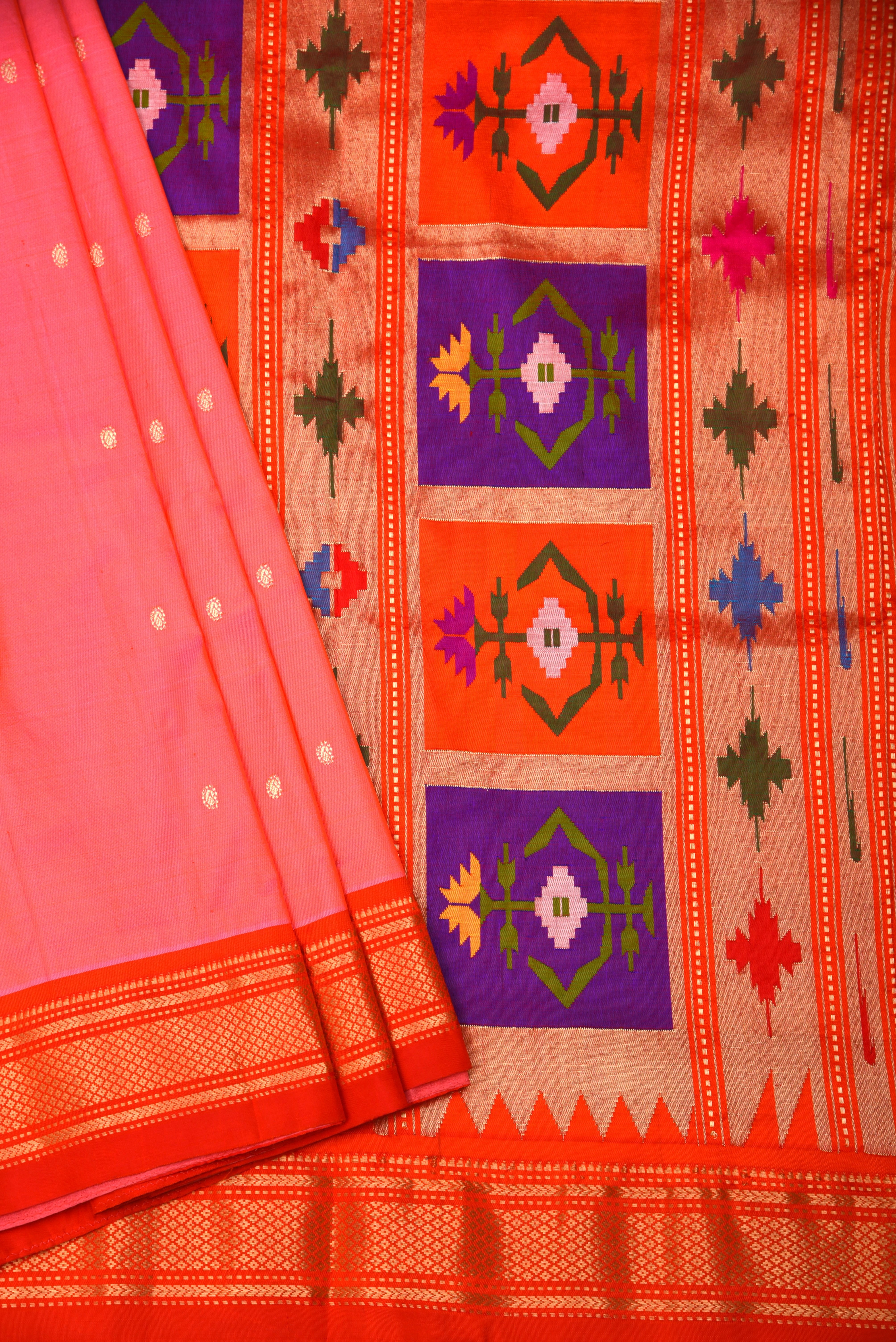 Paithani Pure silk handloom saree
