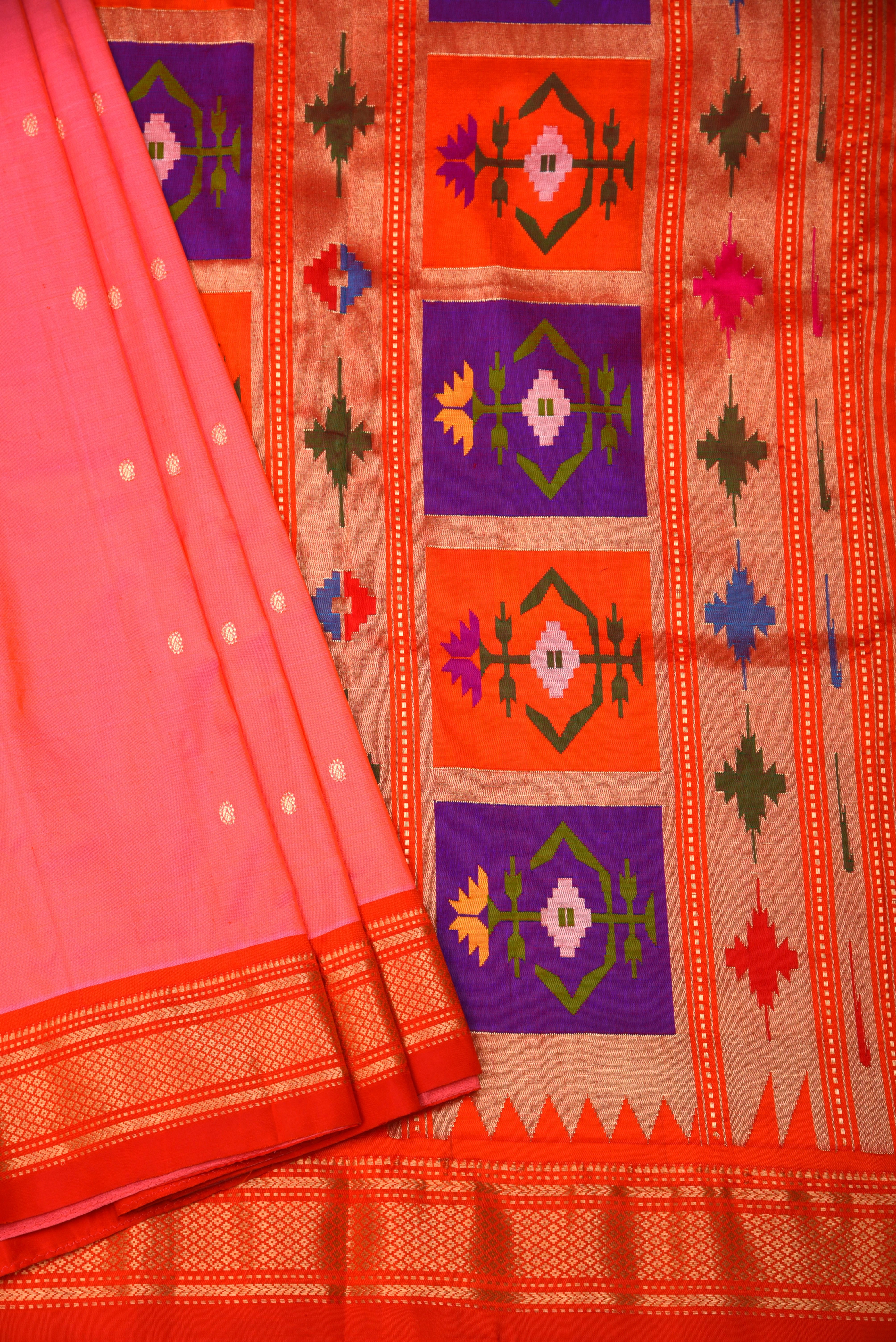 Paithani Pure silk handloom saree