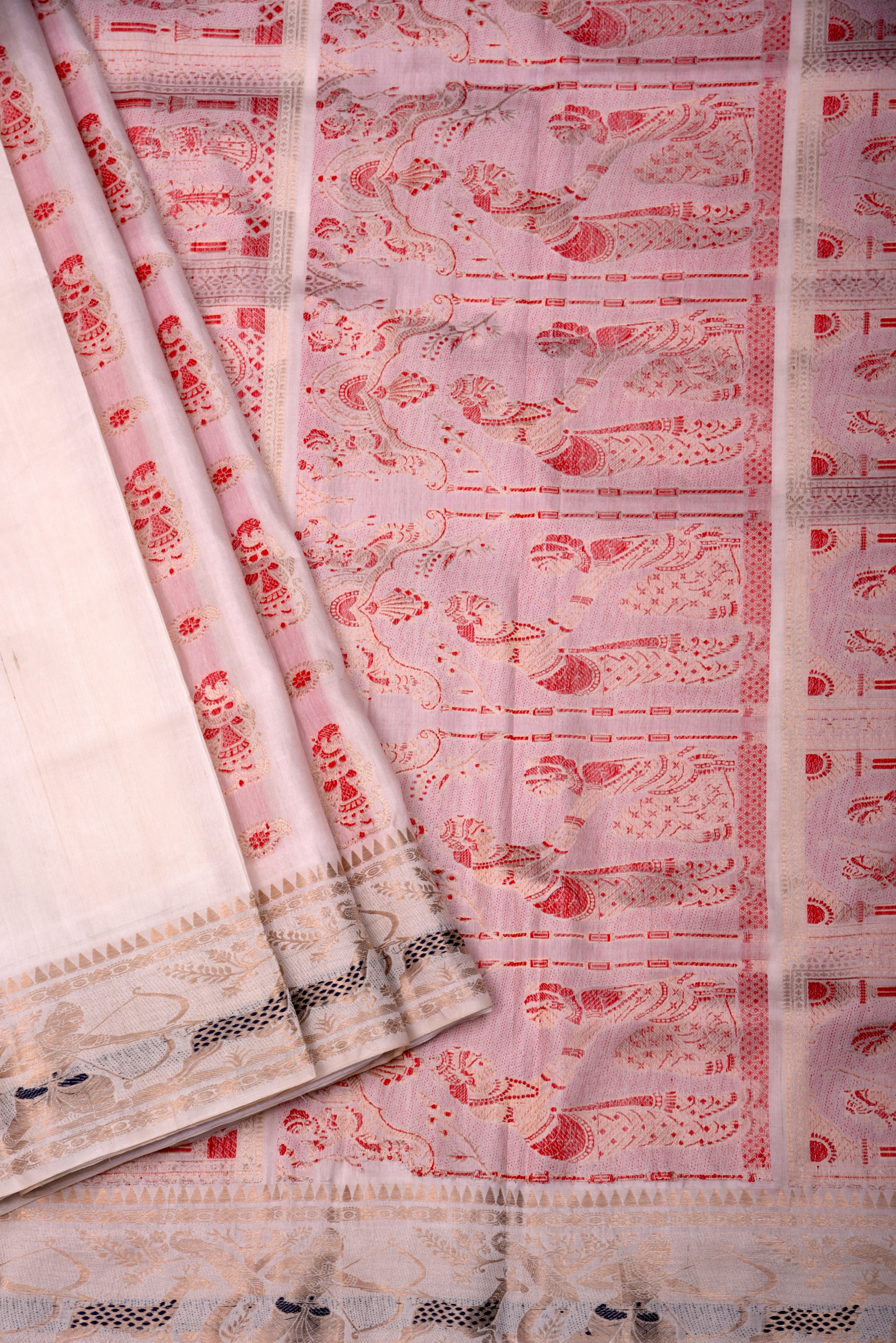 Baluchari Pure Silk Handloom Saree
