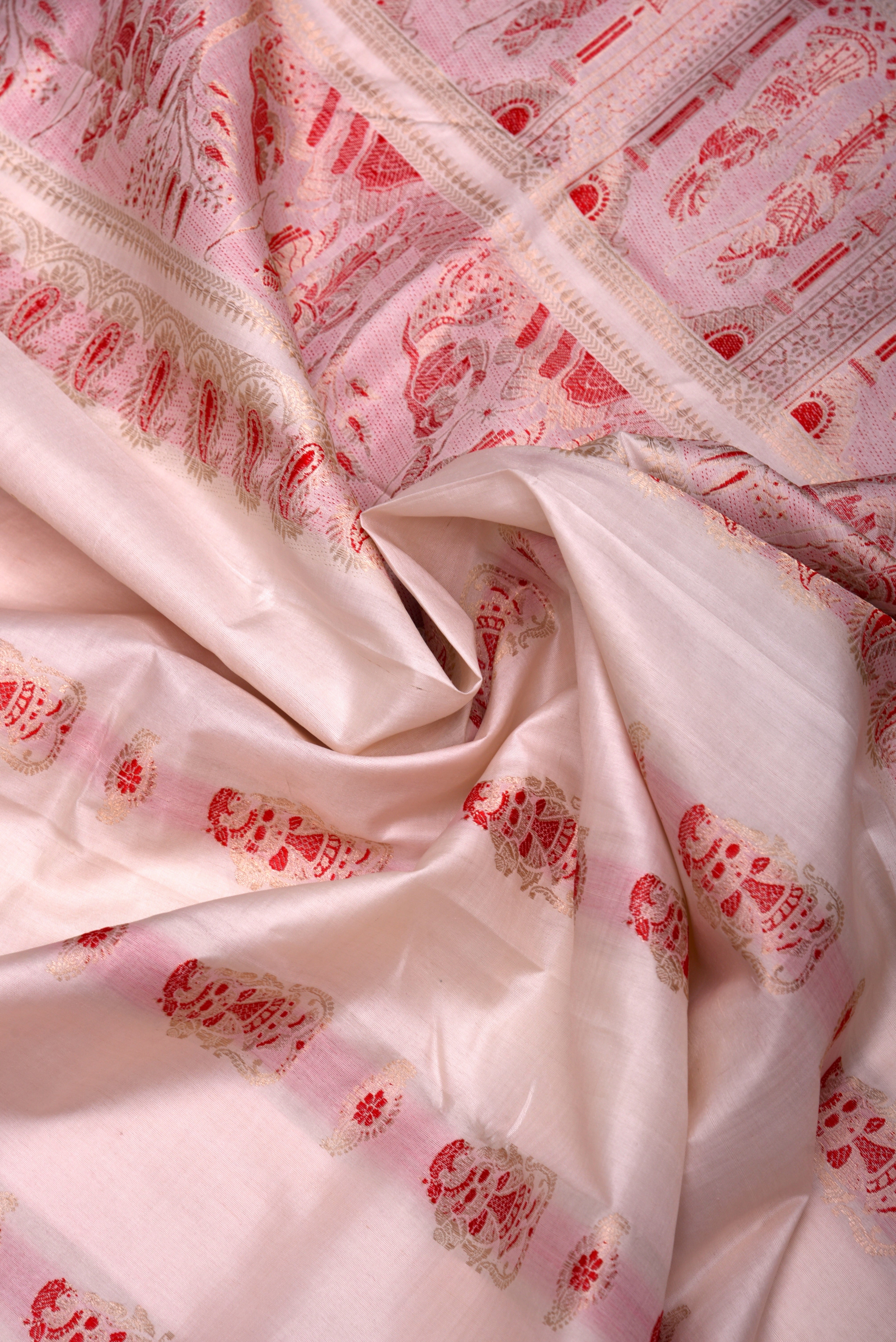 Baluchari Pure Silk Handloom Saree