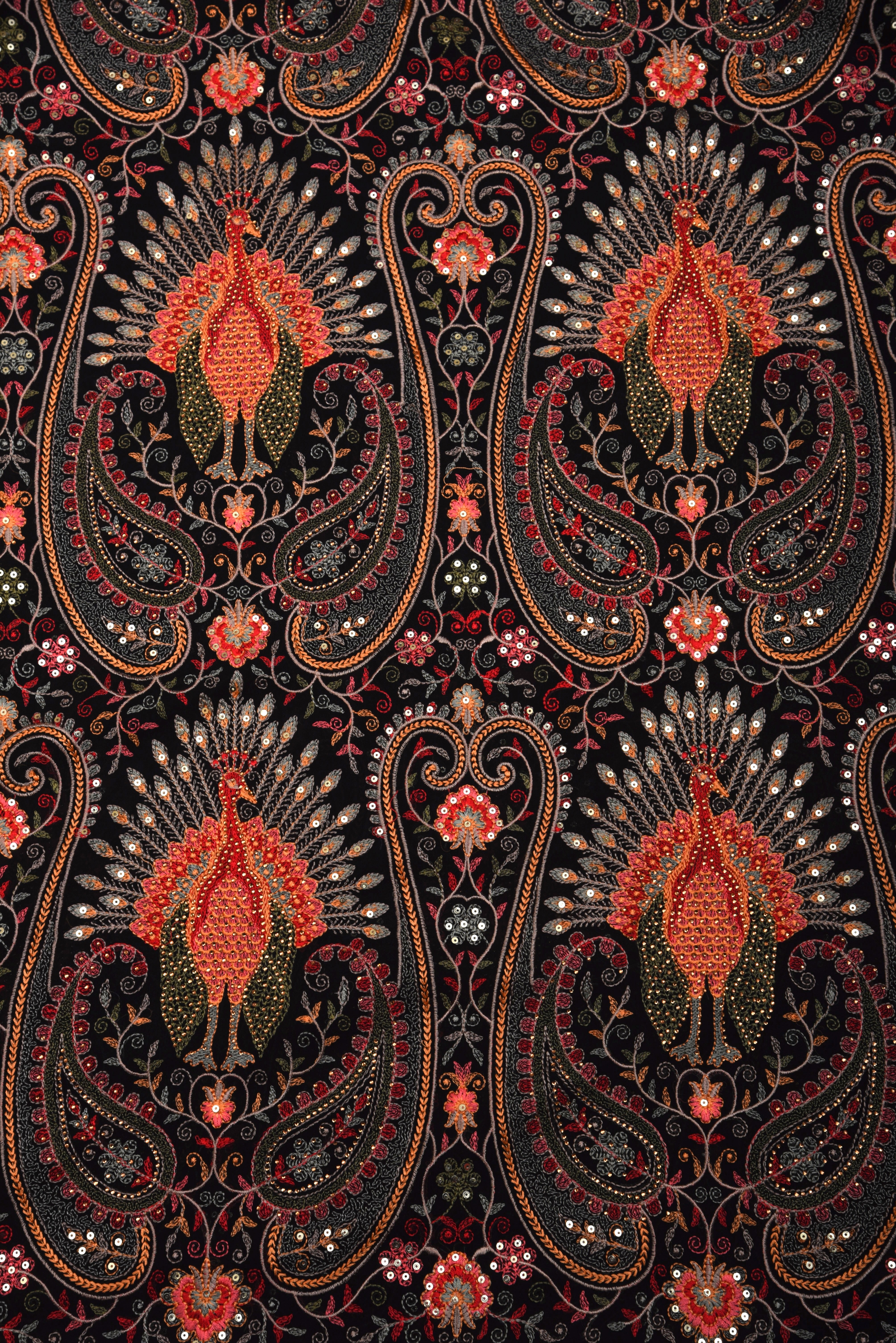 Kashmiri Inpired Georgette Embroidered Saree