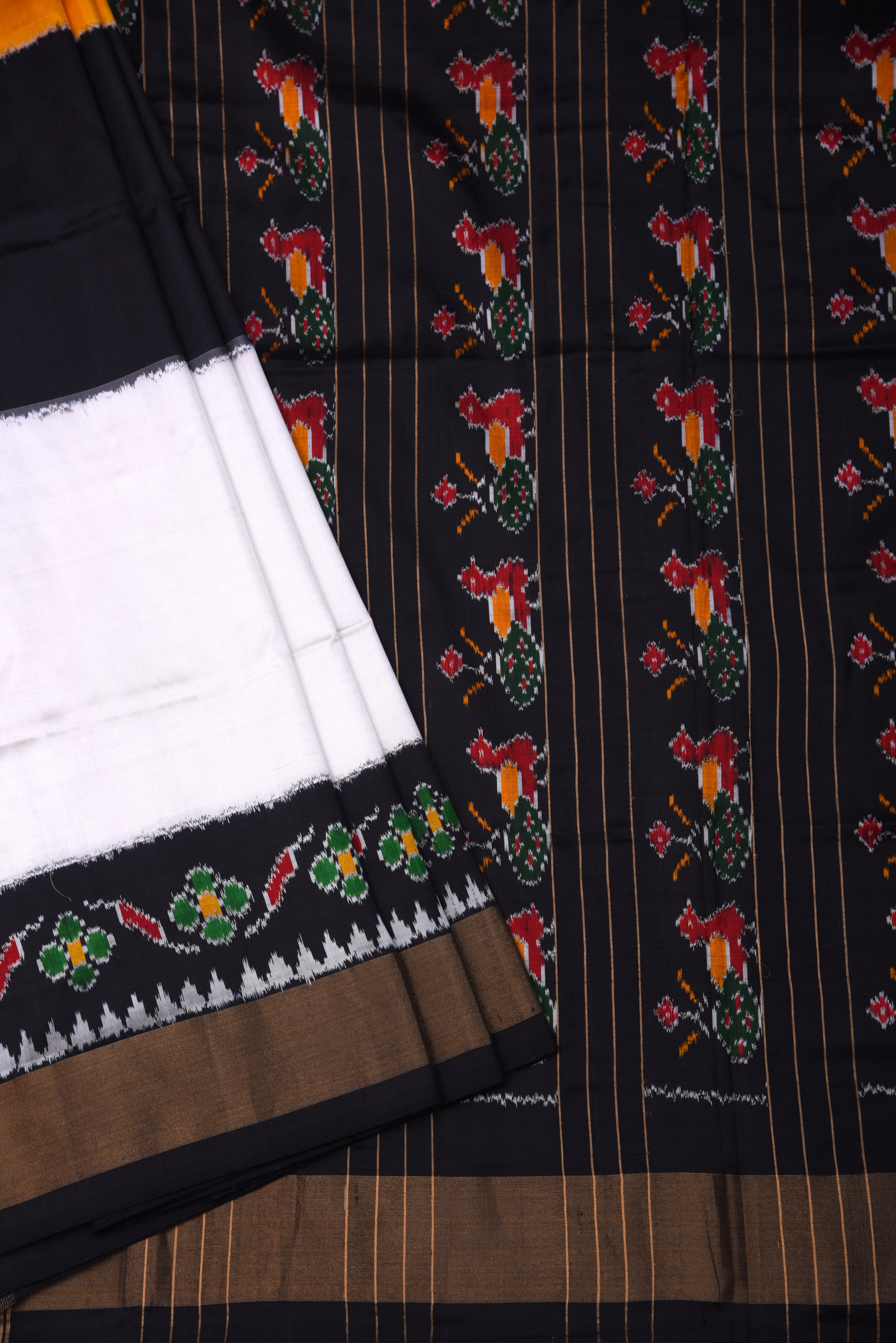 Pochumpalli Ikkat Pure Silk Handloom Saree