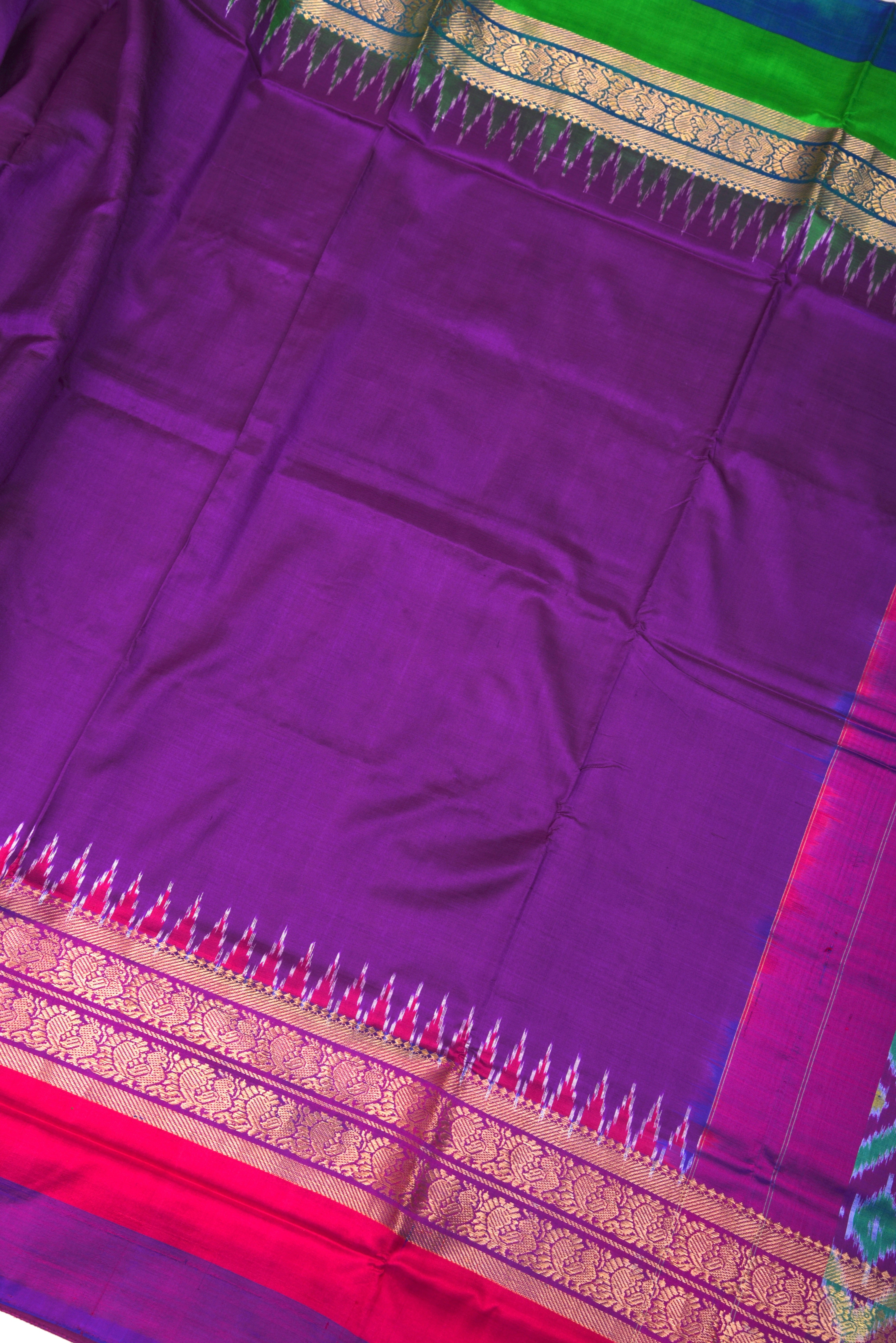Pochumpalli Ikkat Pure Silk Handloom Saree