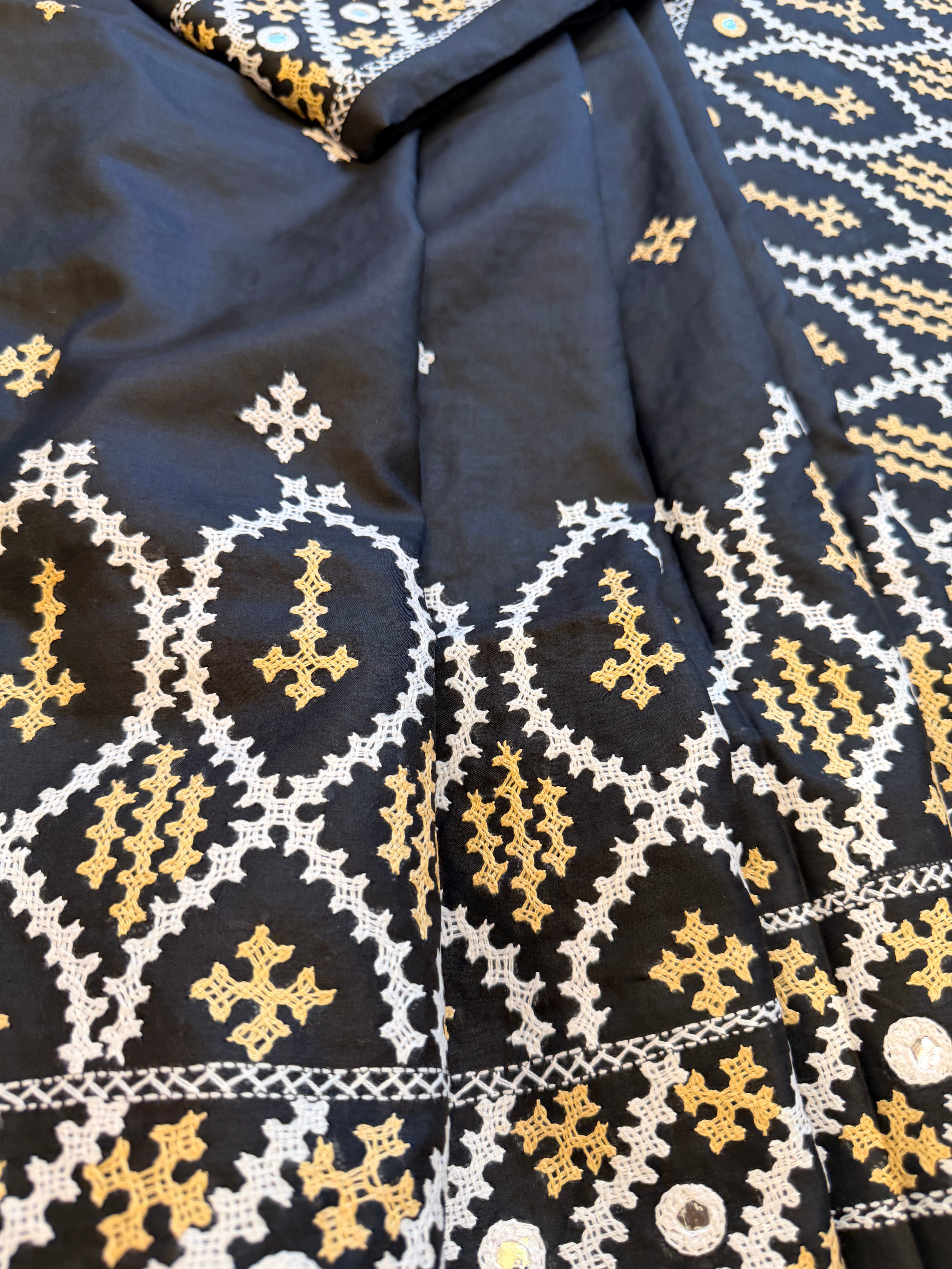 Kantha Stitch Saree