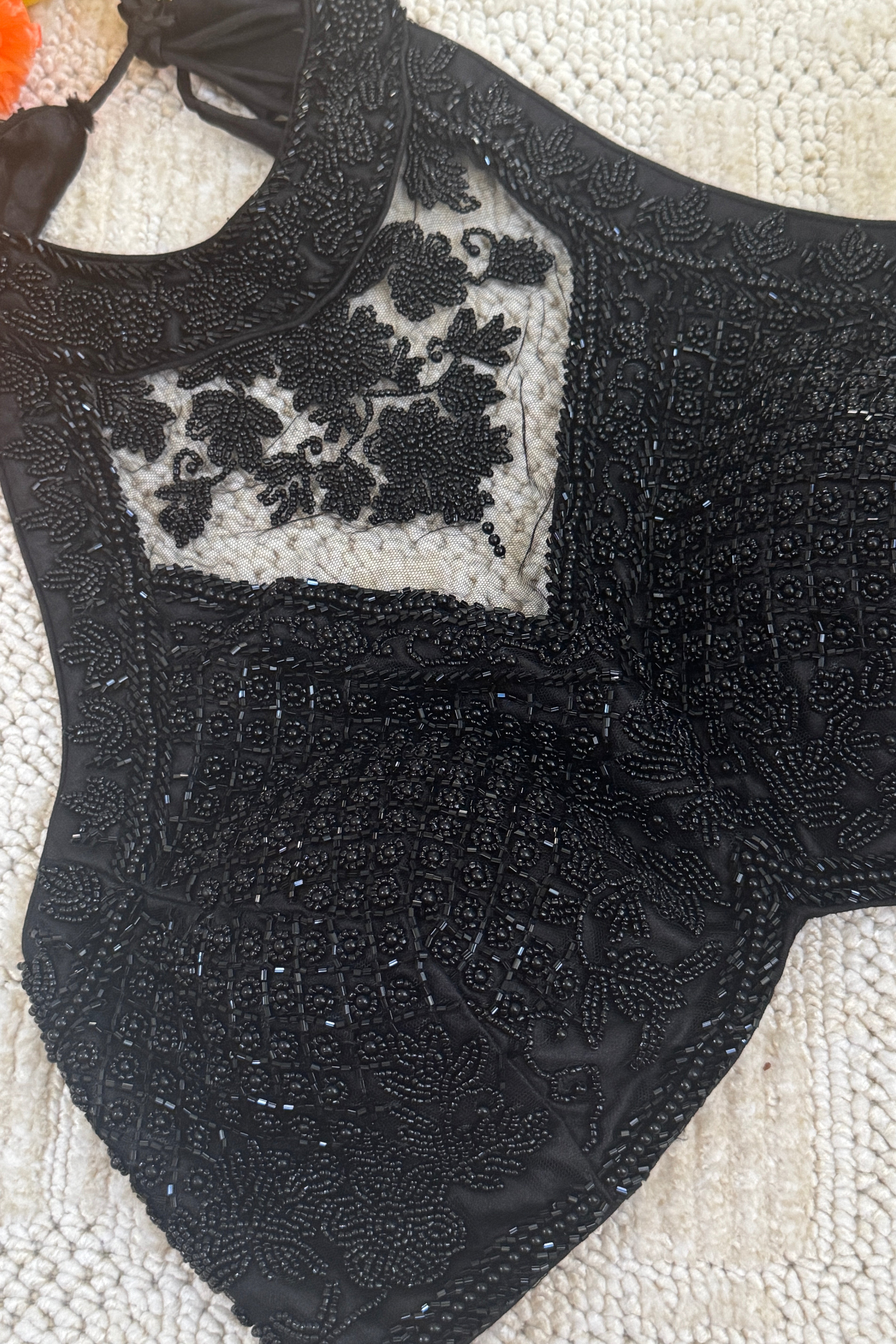 Halter Heavy Work Padded Blouse