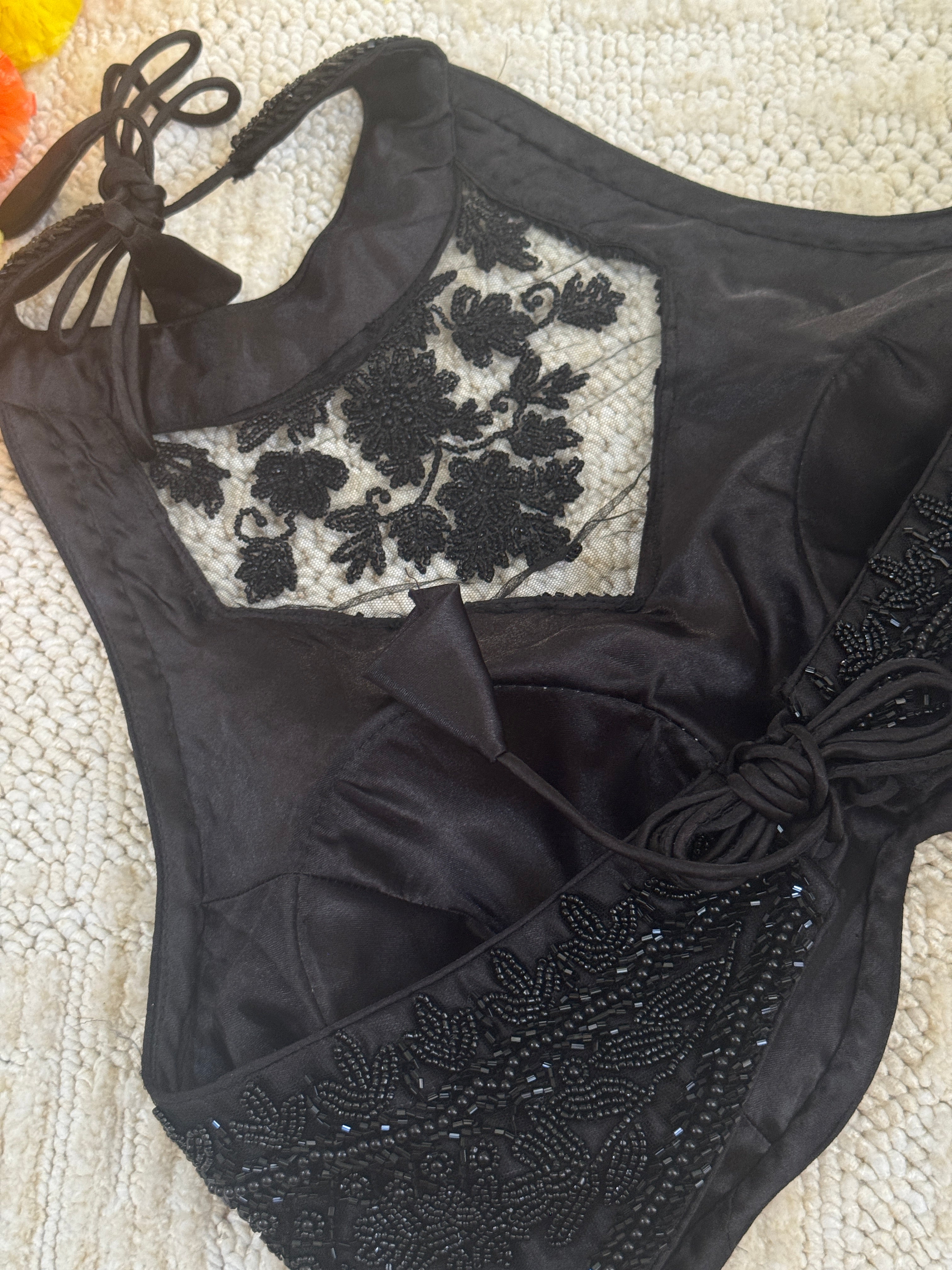 Halter Heavy Work Padded Blouse
