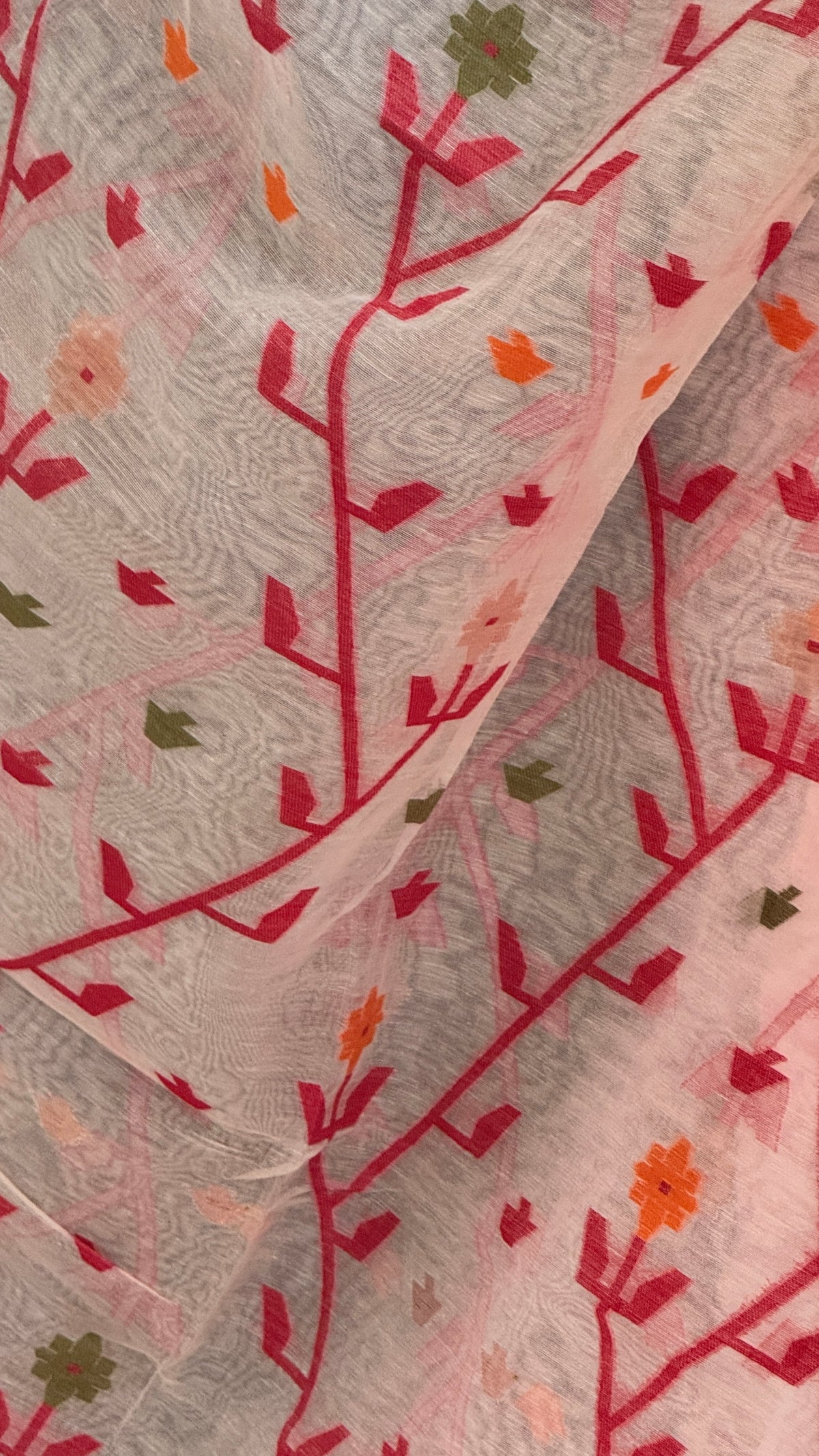 Jamdani Muslin Saree