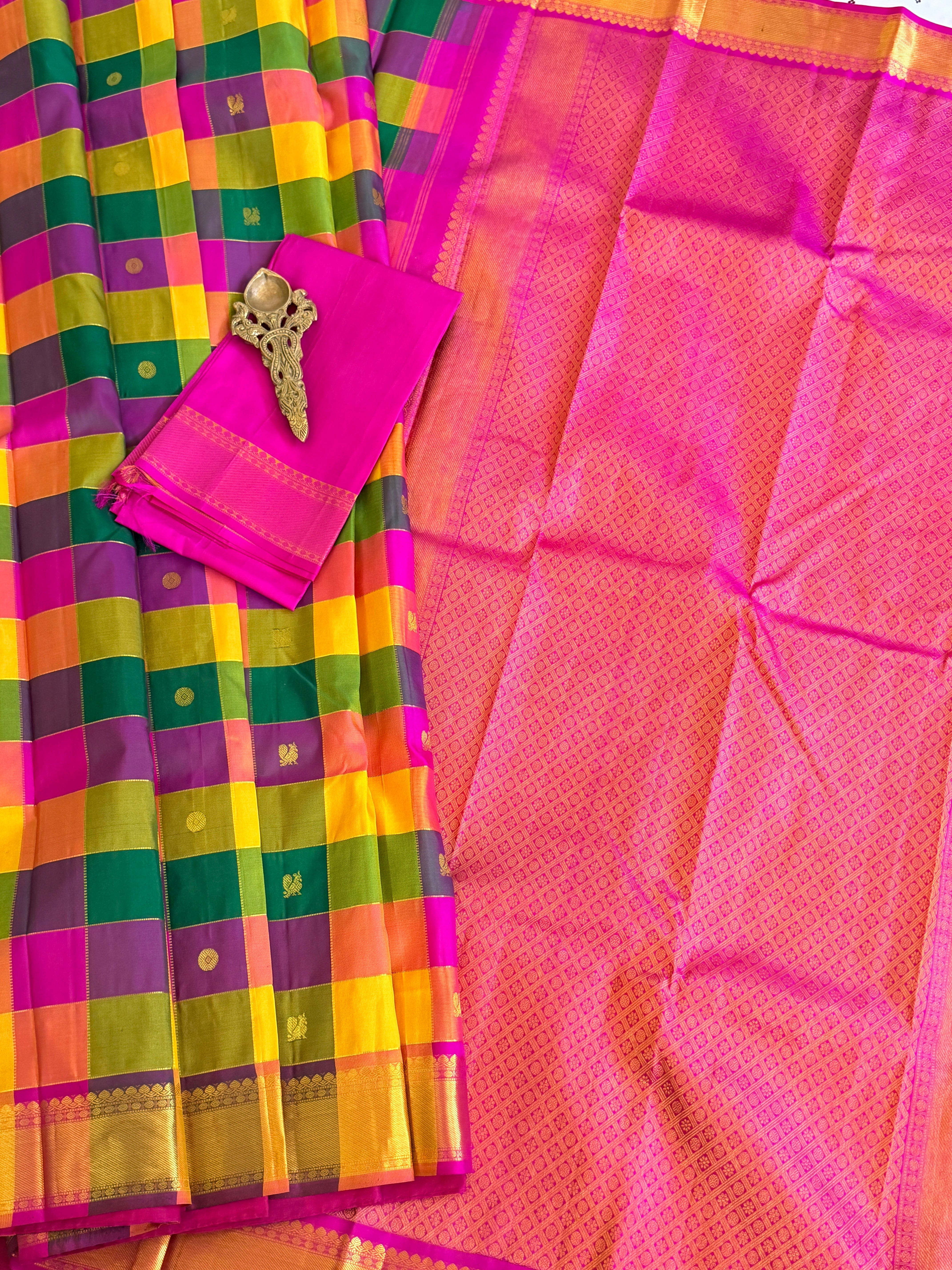 Kanjeevaram Handloom Pure Silk Saree