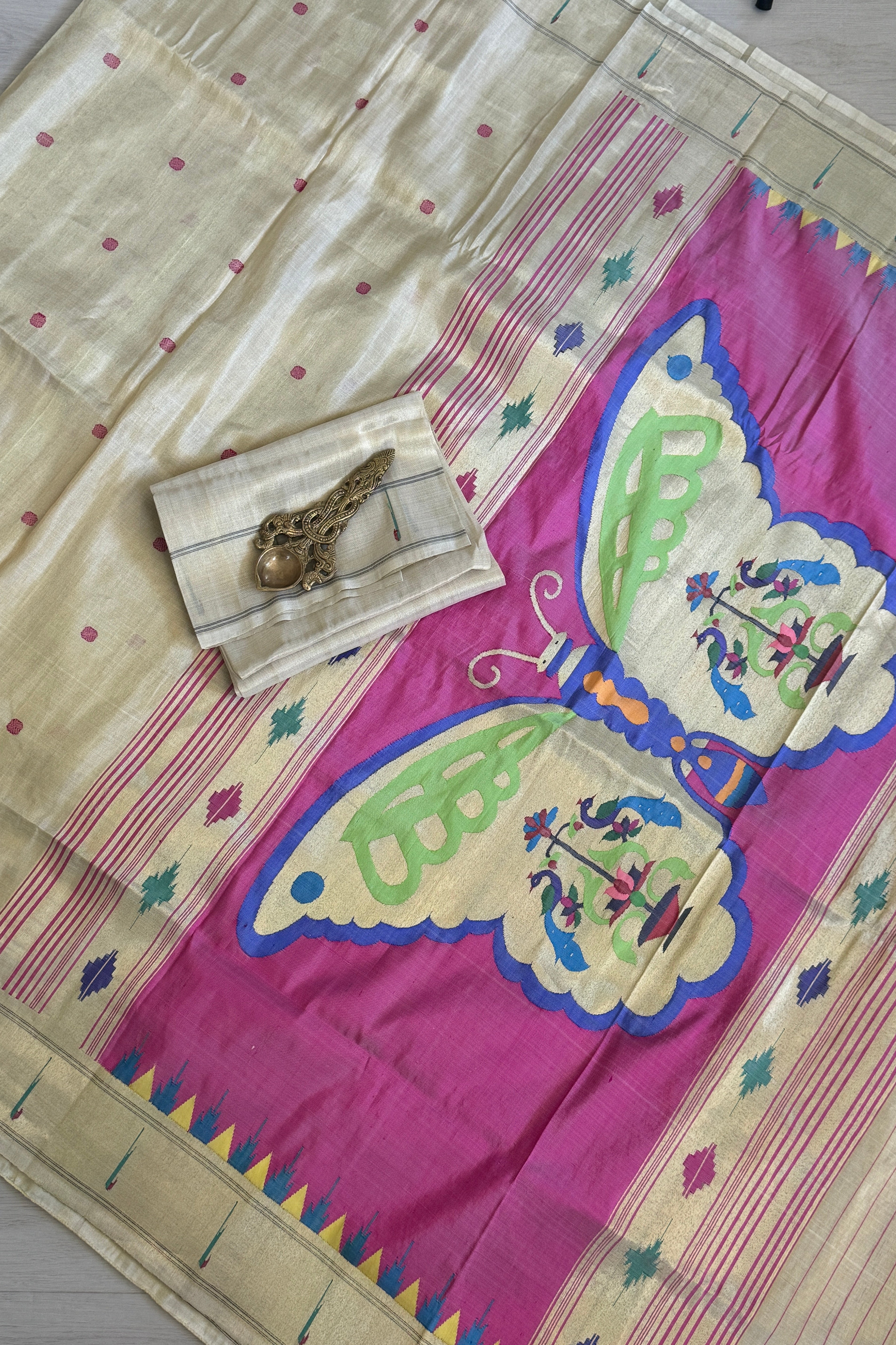 Paithani Pure silk handloom saree