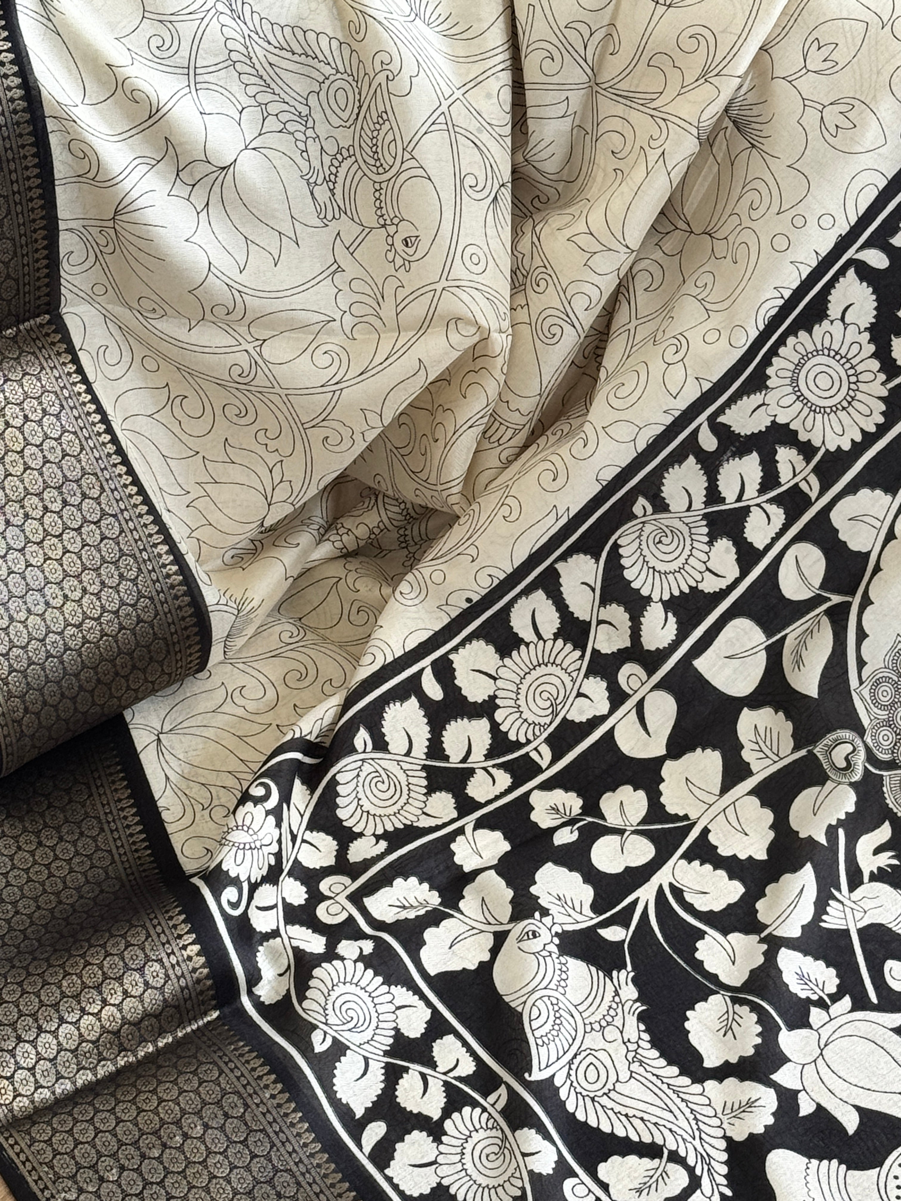 Satin Soft silk Printed saree