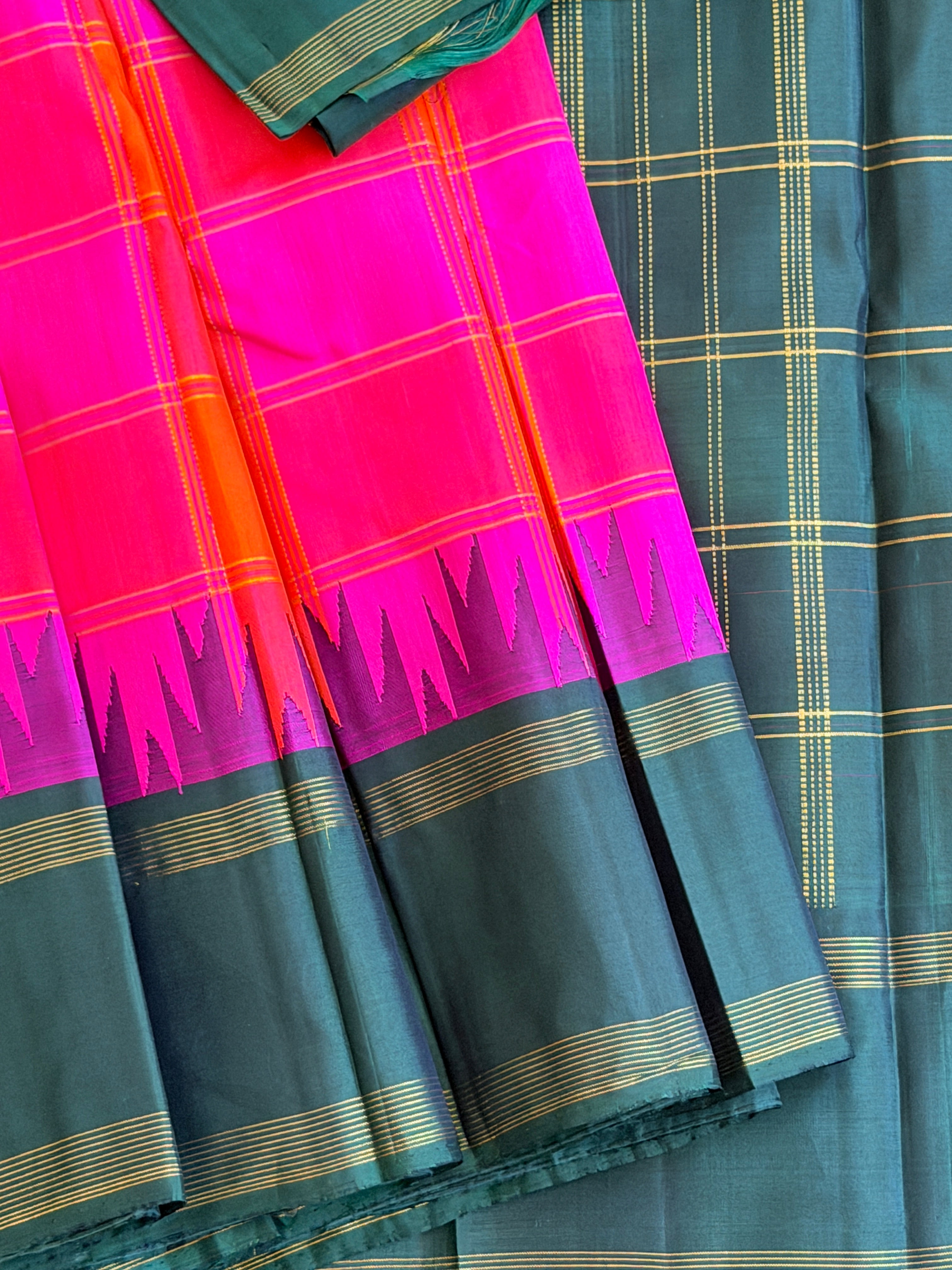Kanjeevaram Handloom Pure Silk Saree