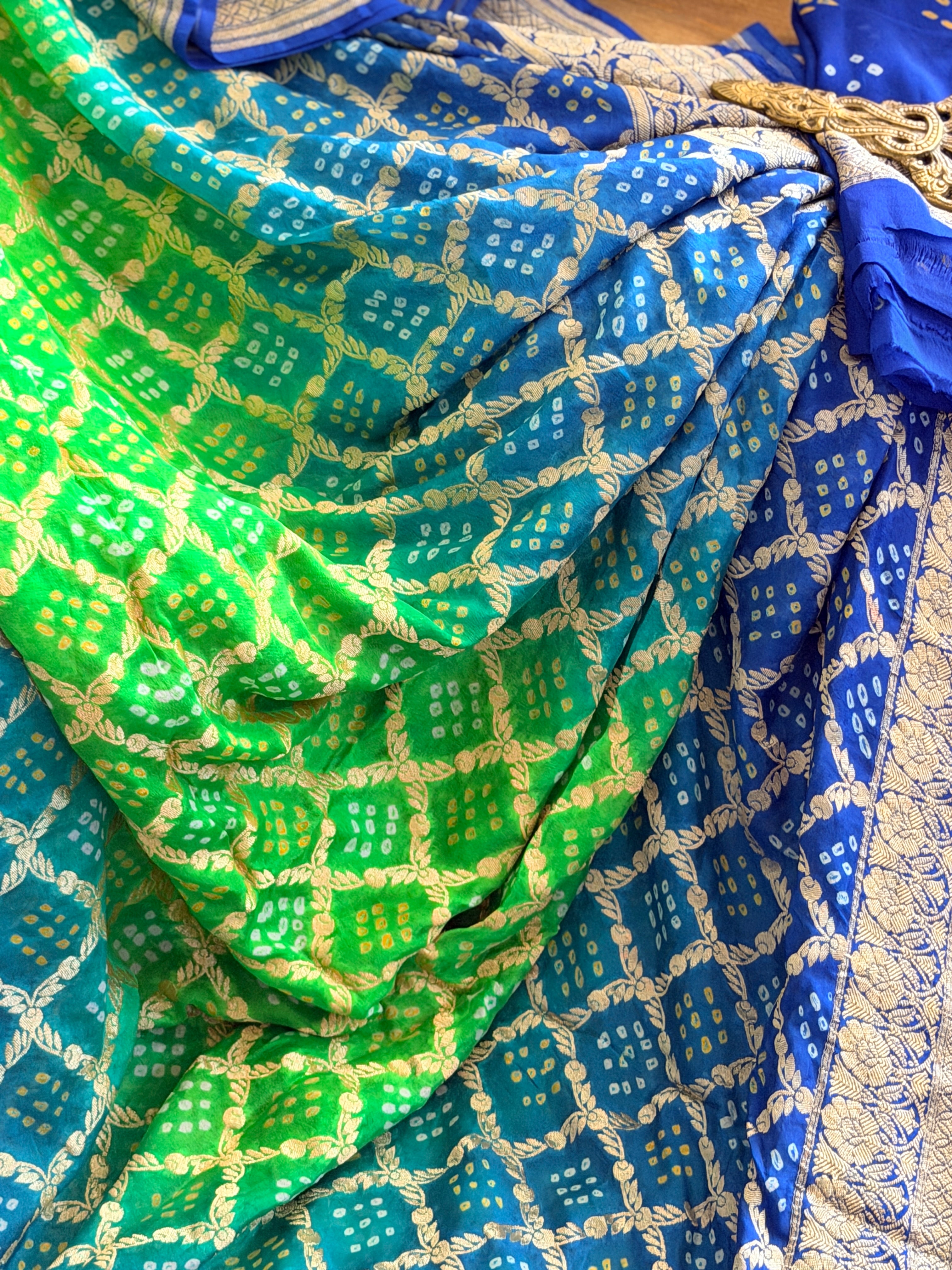 Banarasi Bandhani Saree