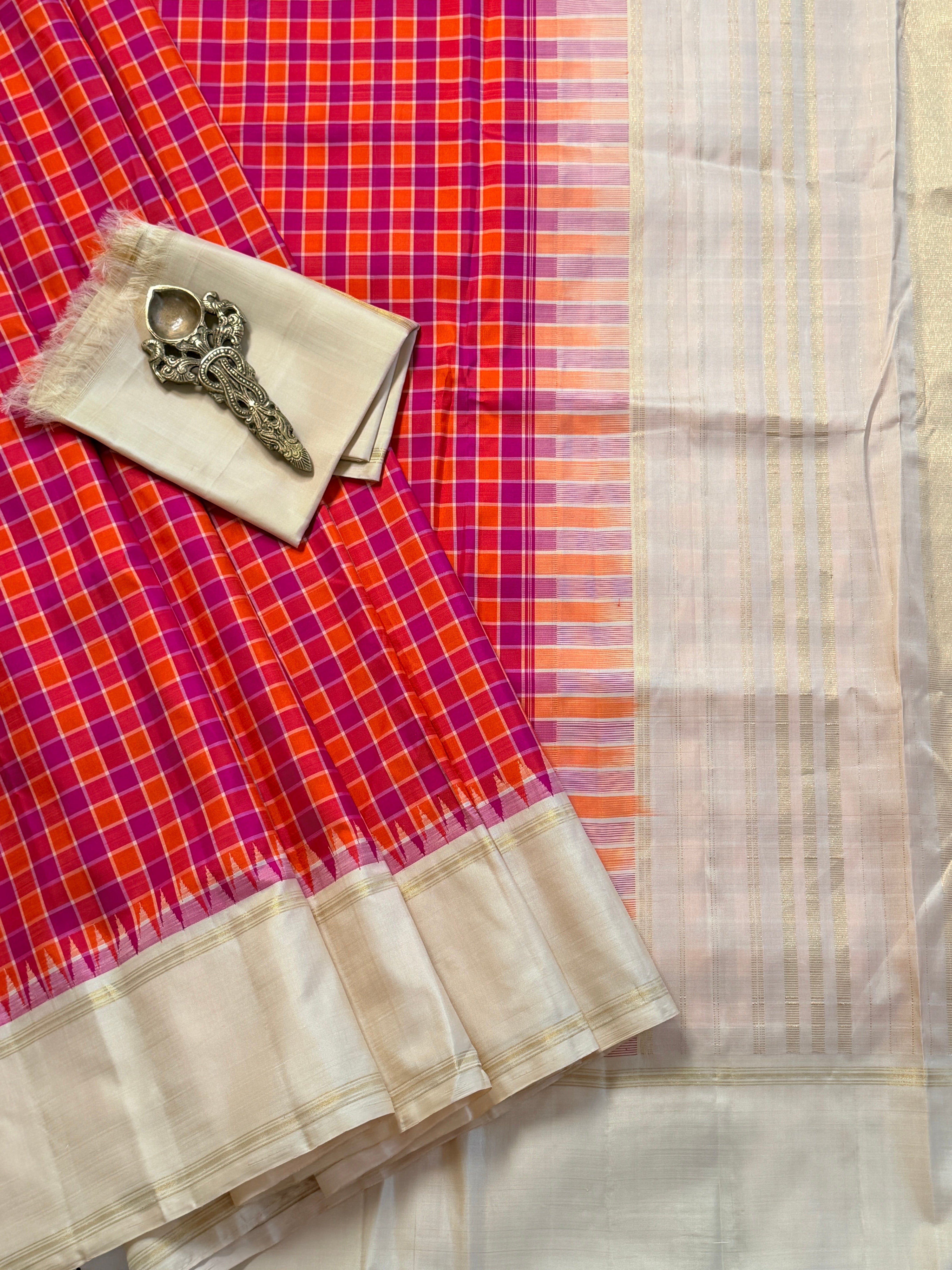 Kanjeevaram Handloom Pure Silk Saree