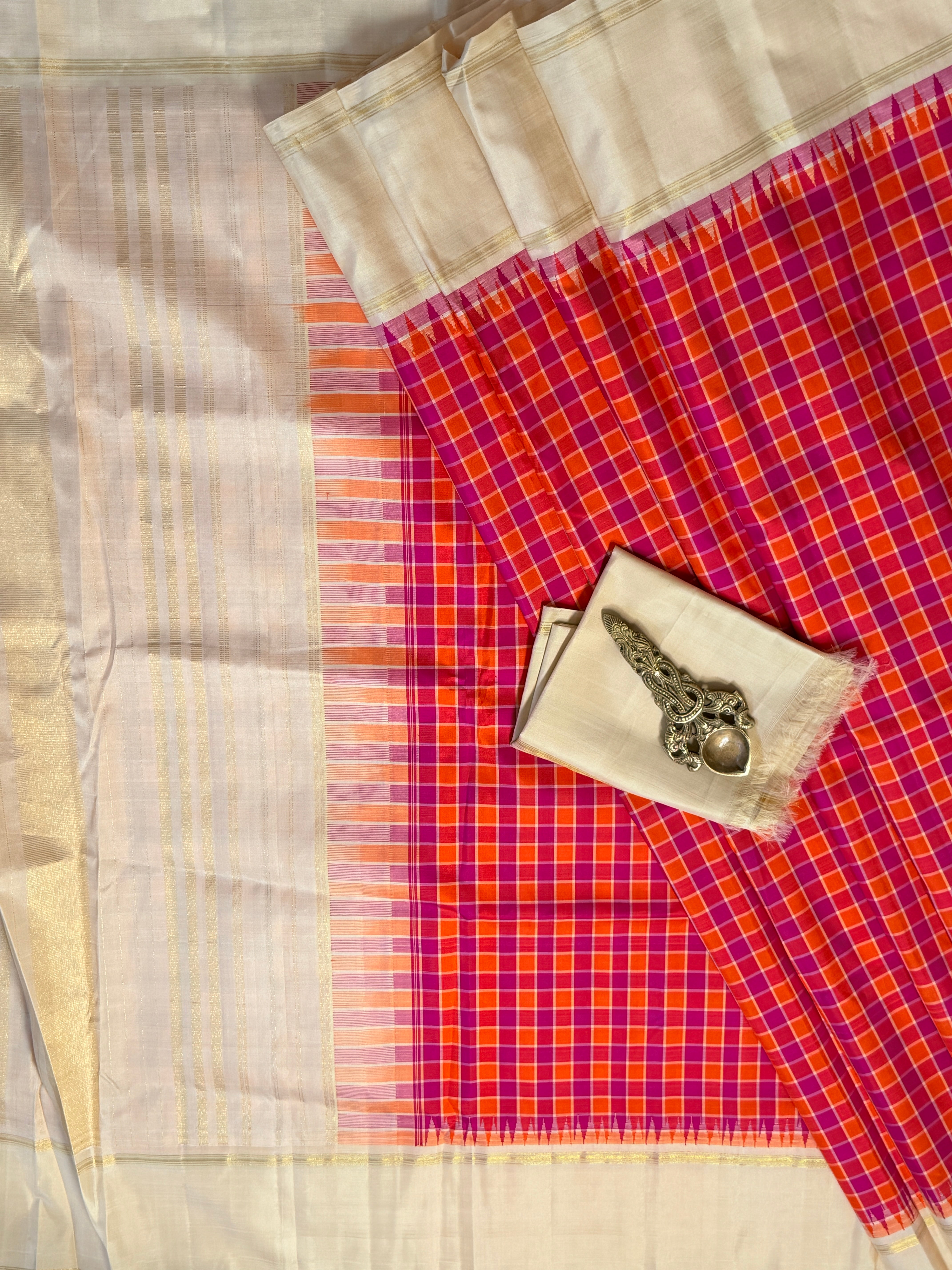 Kanjeevaram Handloom Pure Silk Saree