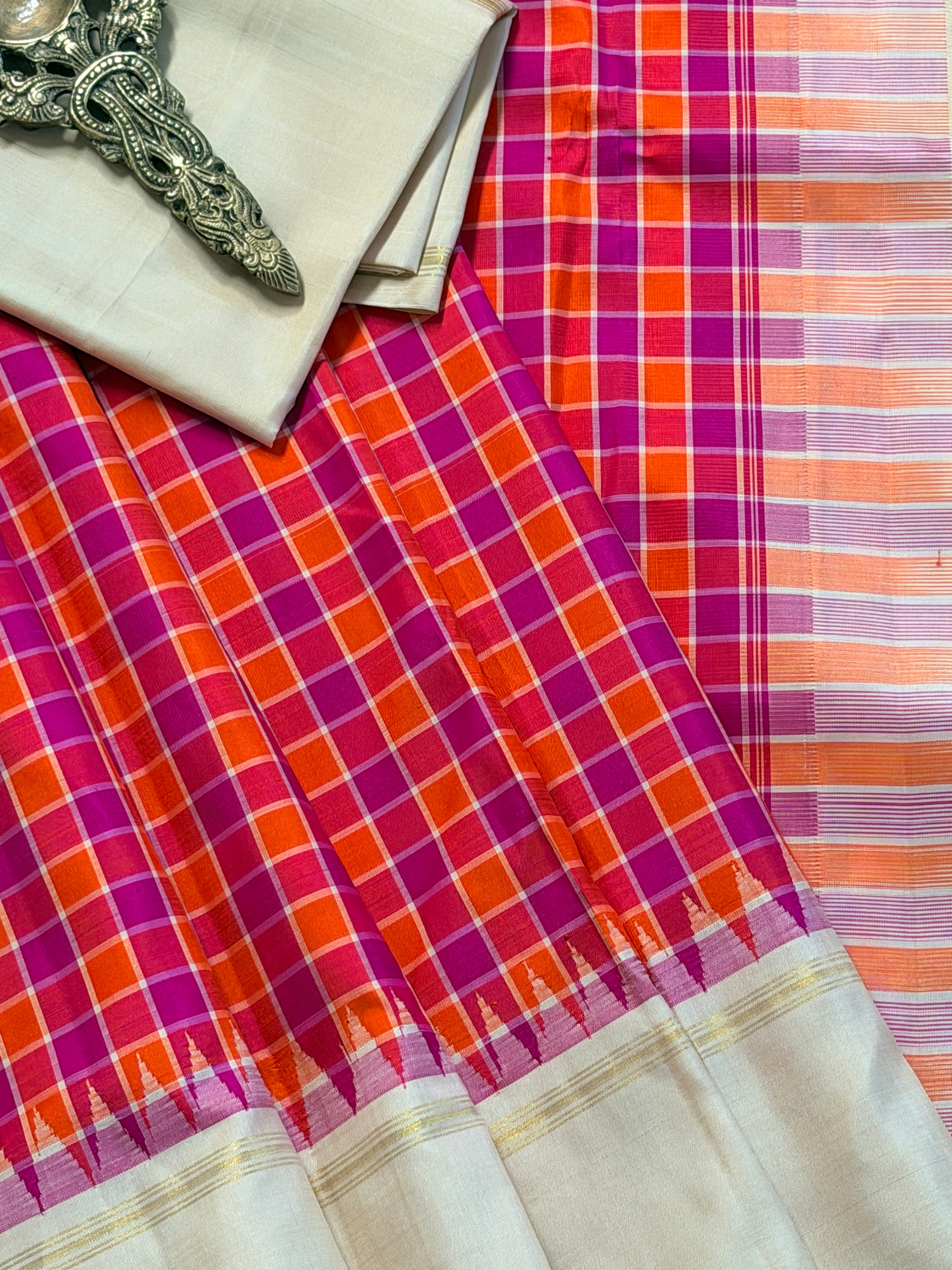 Kanjeevaram Handloom Pure Silk Saree