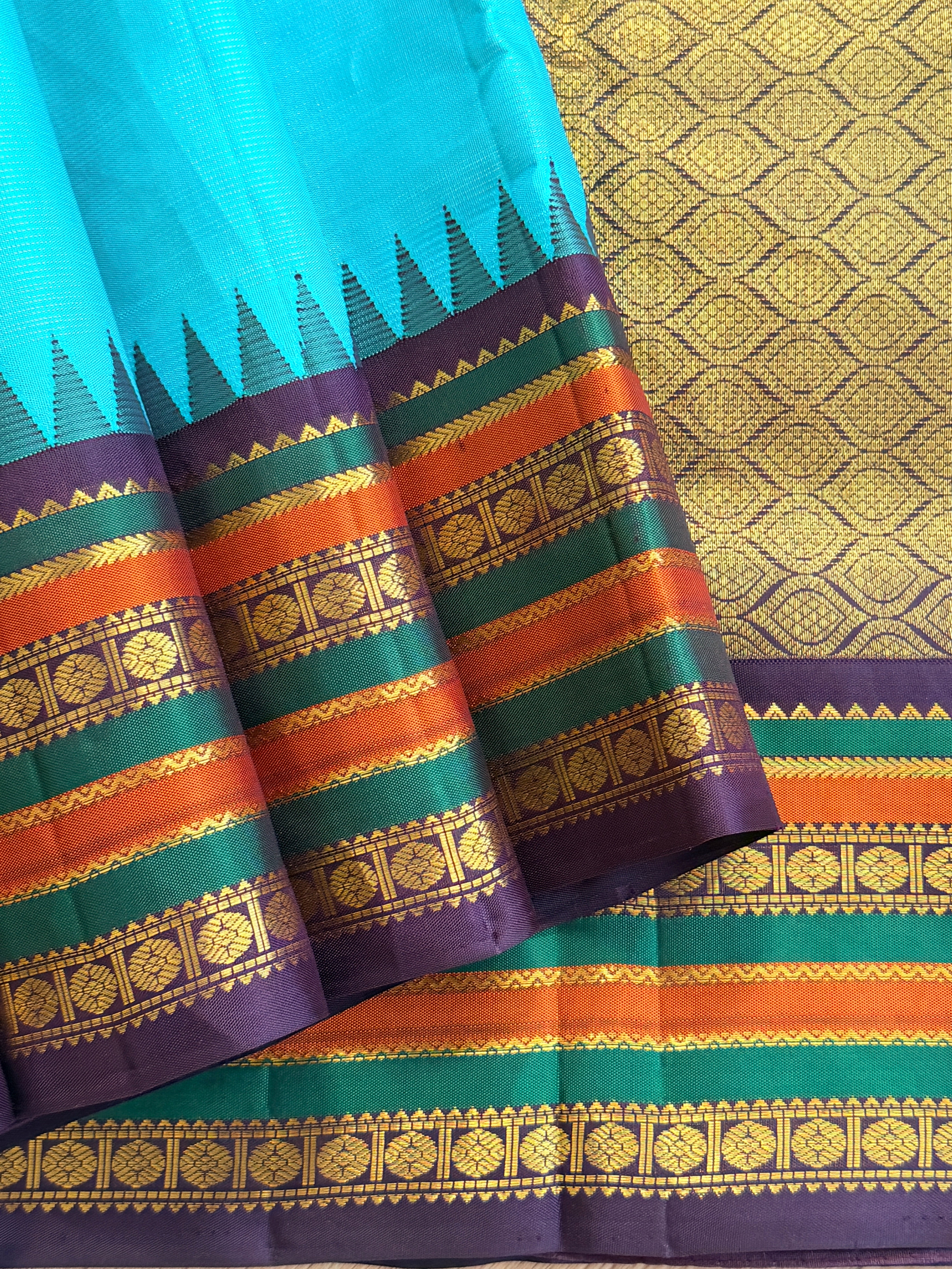 Kanjeevaram Handloom Pure Silk Saree