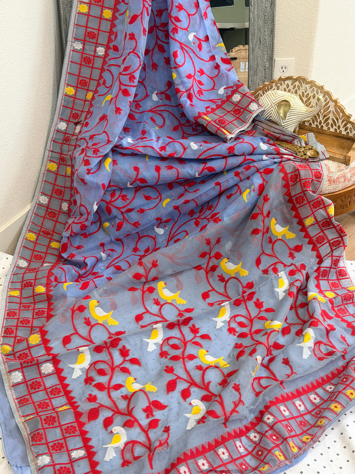 Muslin Jamdani Saree