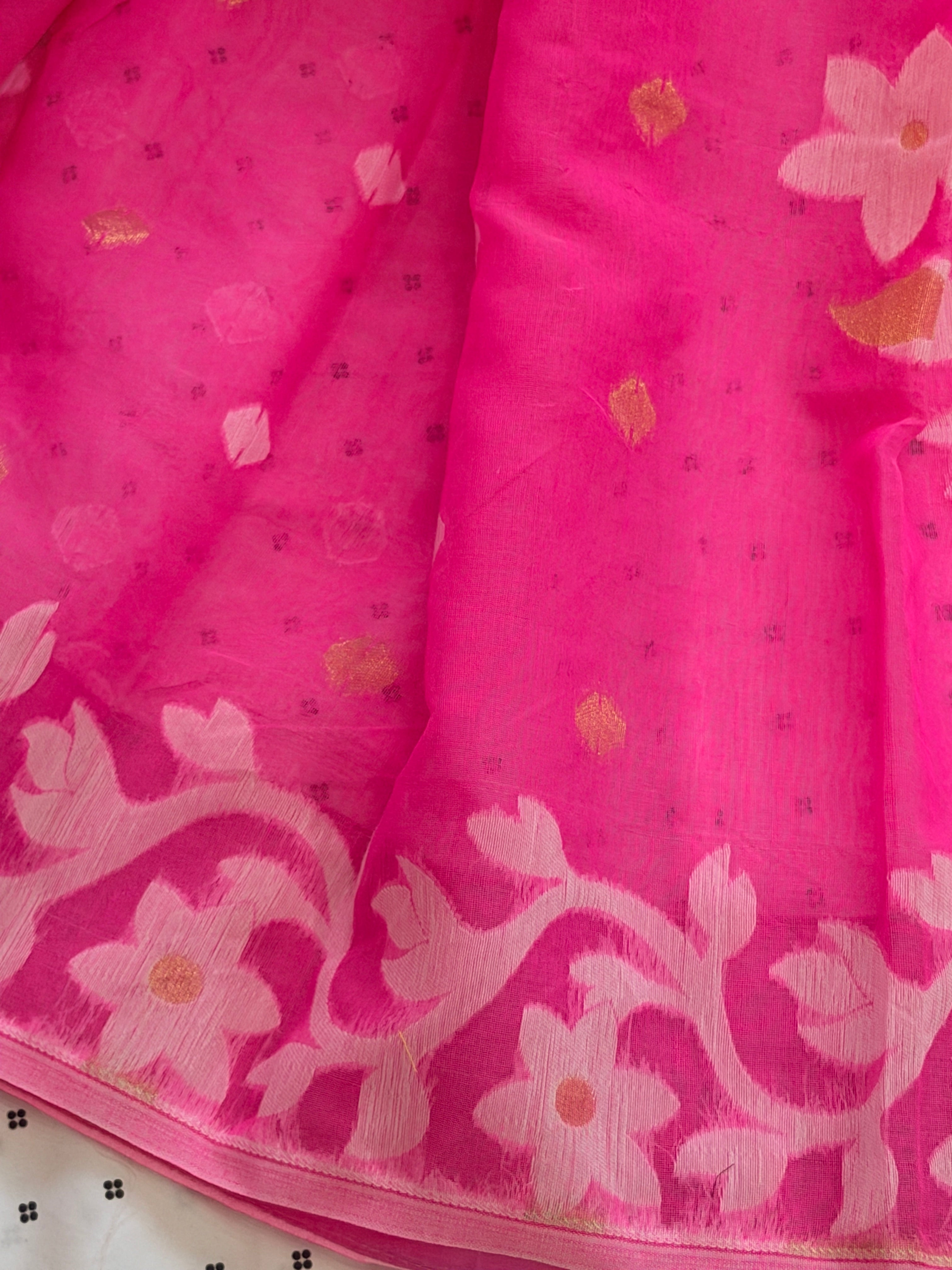 Muslin Jamdani Saree