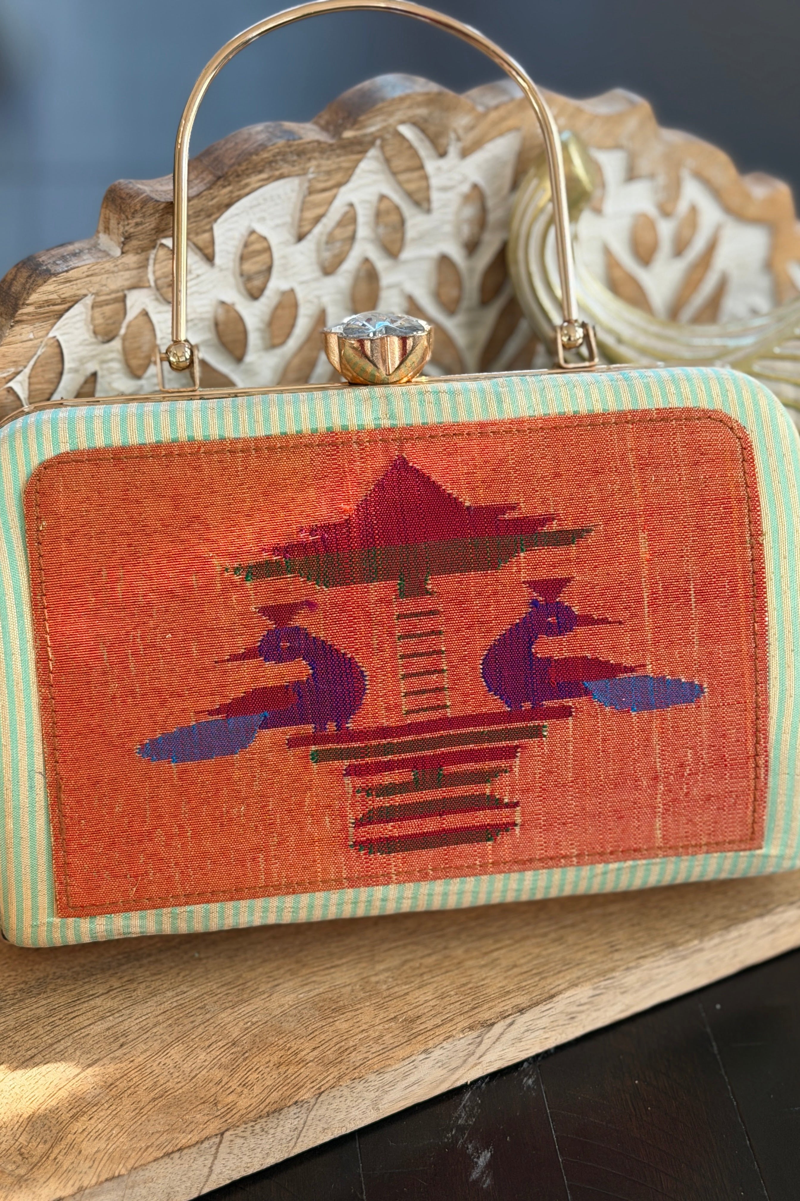 Silk Paithani Purse/Clutch