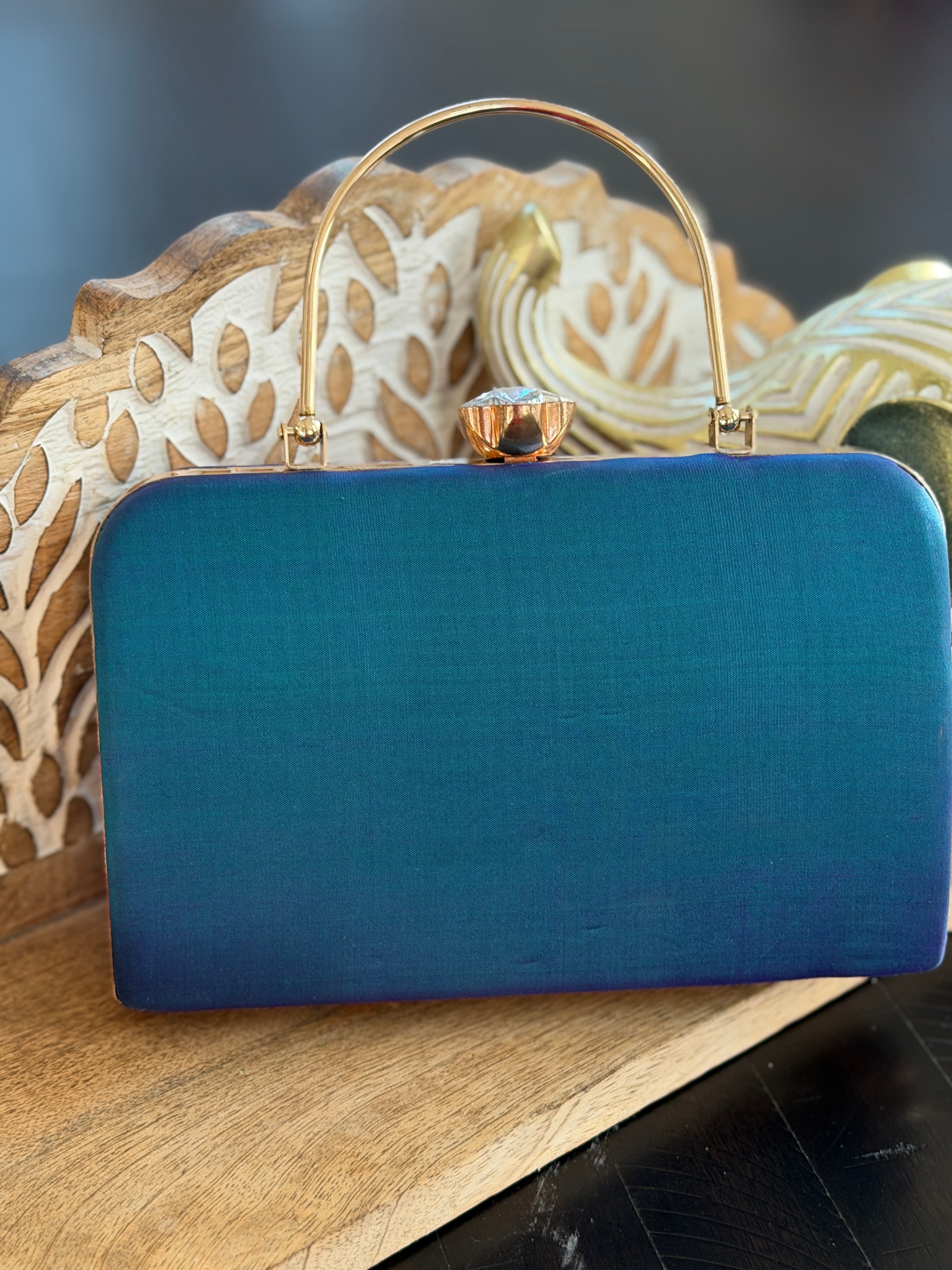 Silk Paithani Purse/Clutch