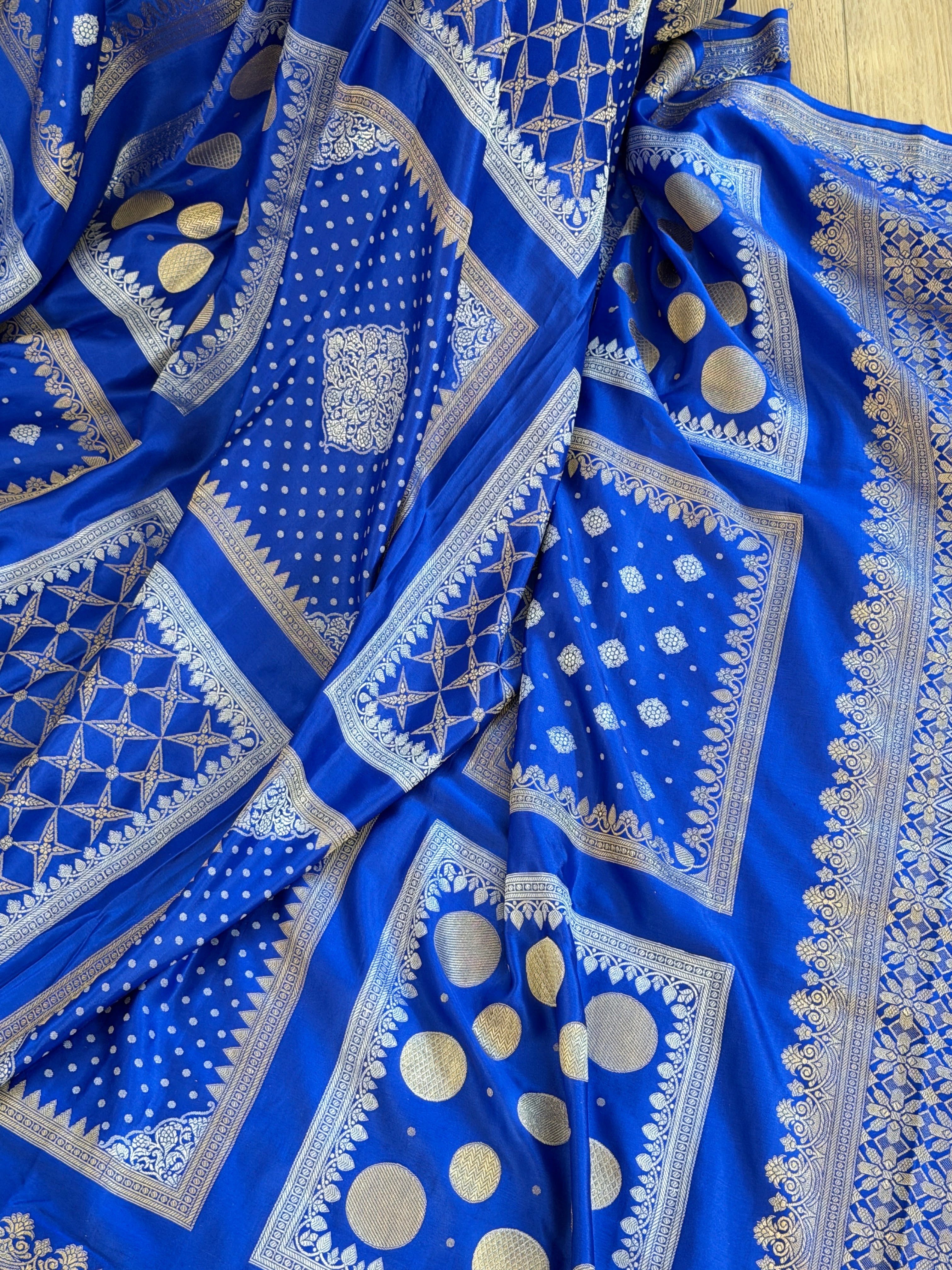 Banarasi Mashru Pure Silk Saree