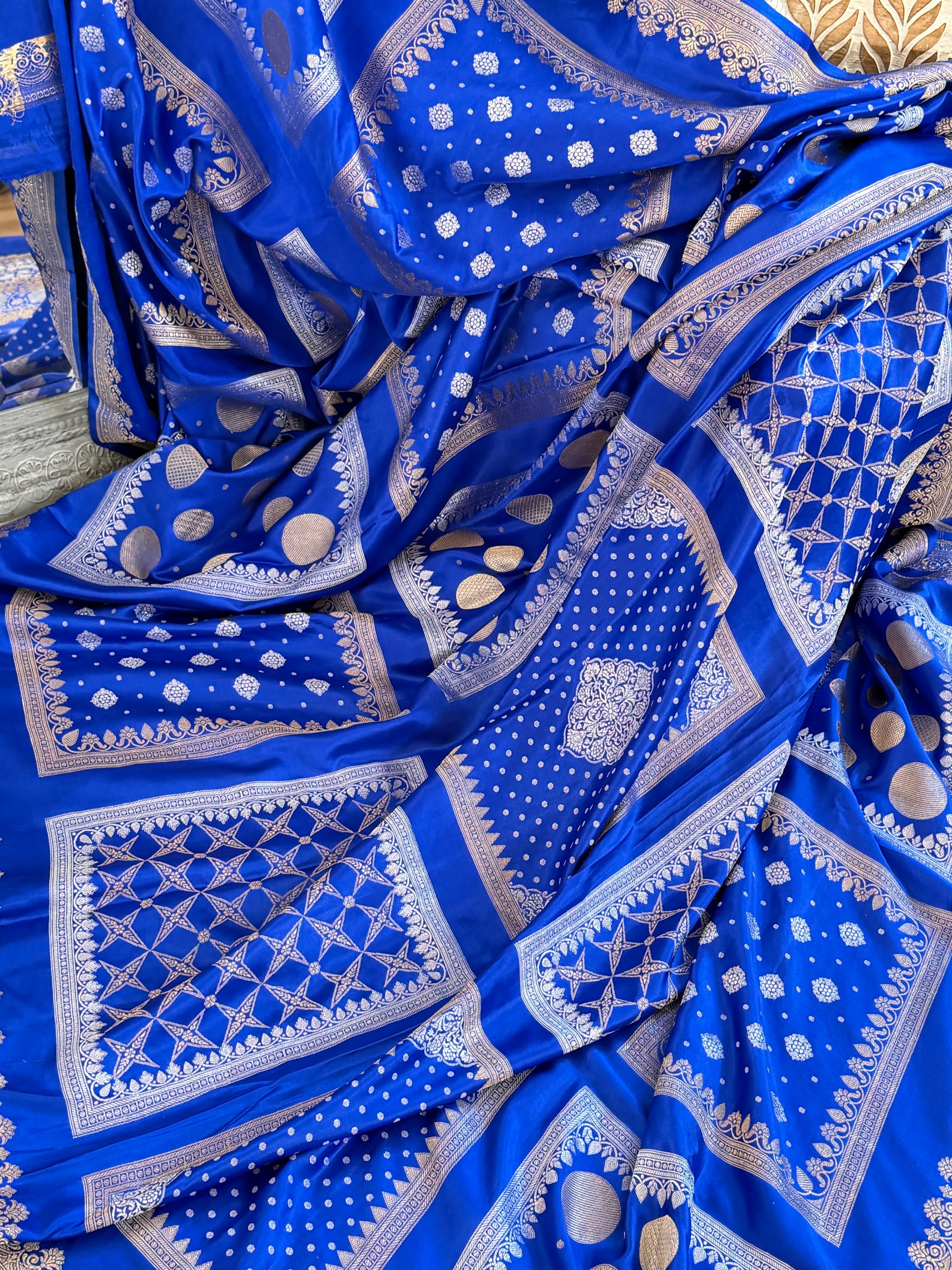 Banarasi Mashru Pure Silk Saree