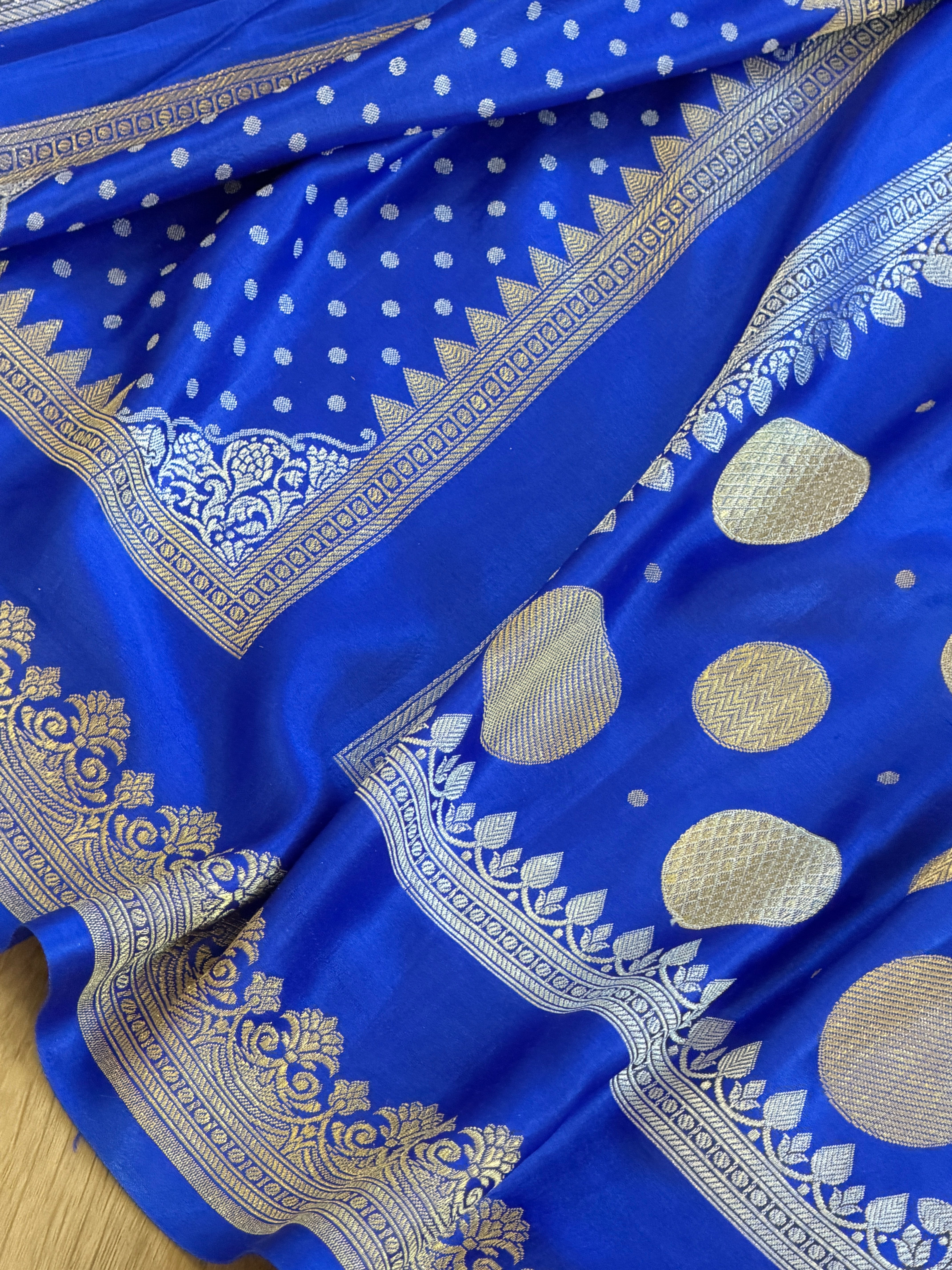 Banarasi Mashru Pure Silk Saree