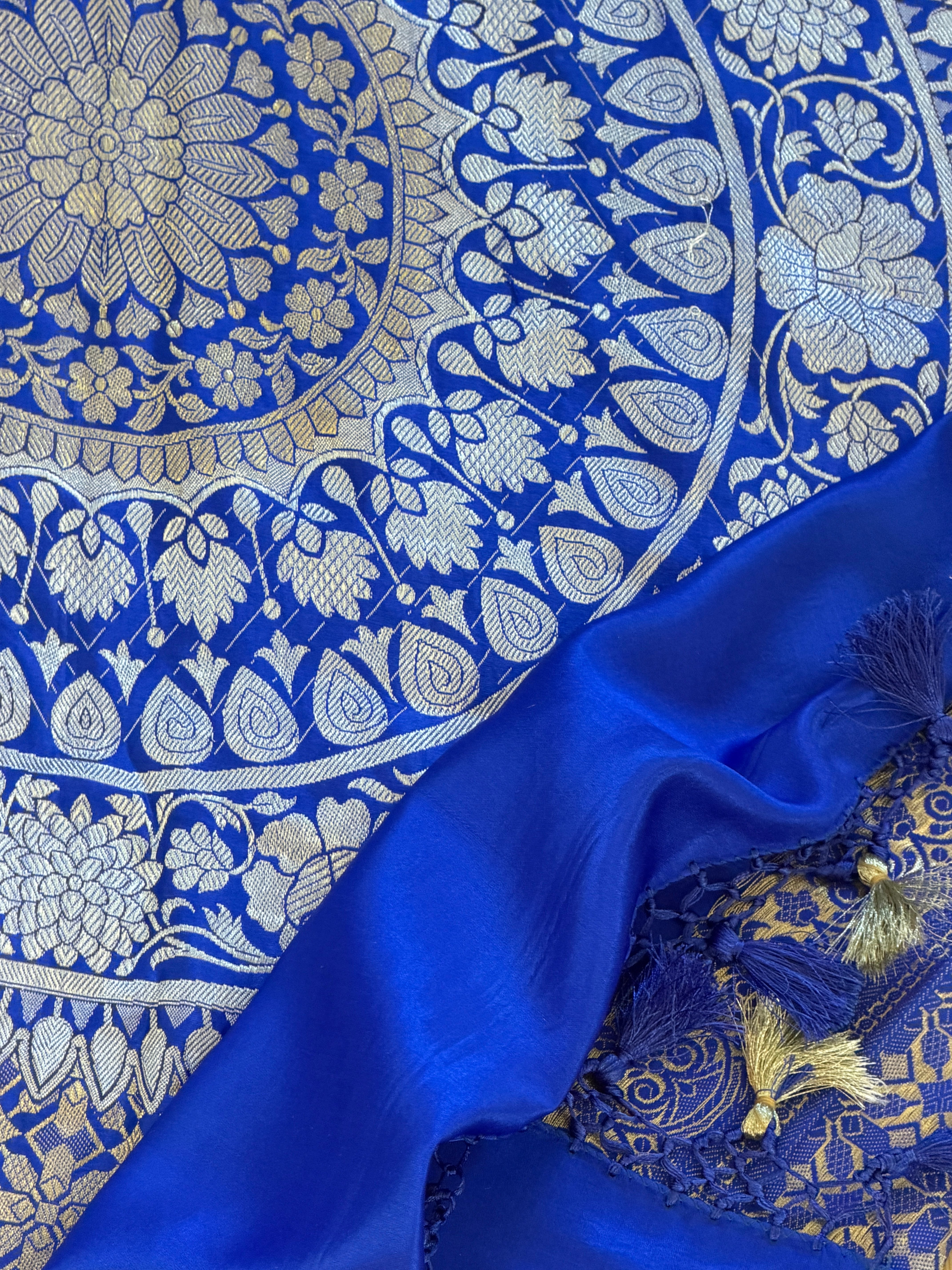 Banarasi Mashru Pure Silk Saree