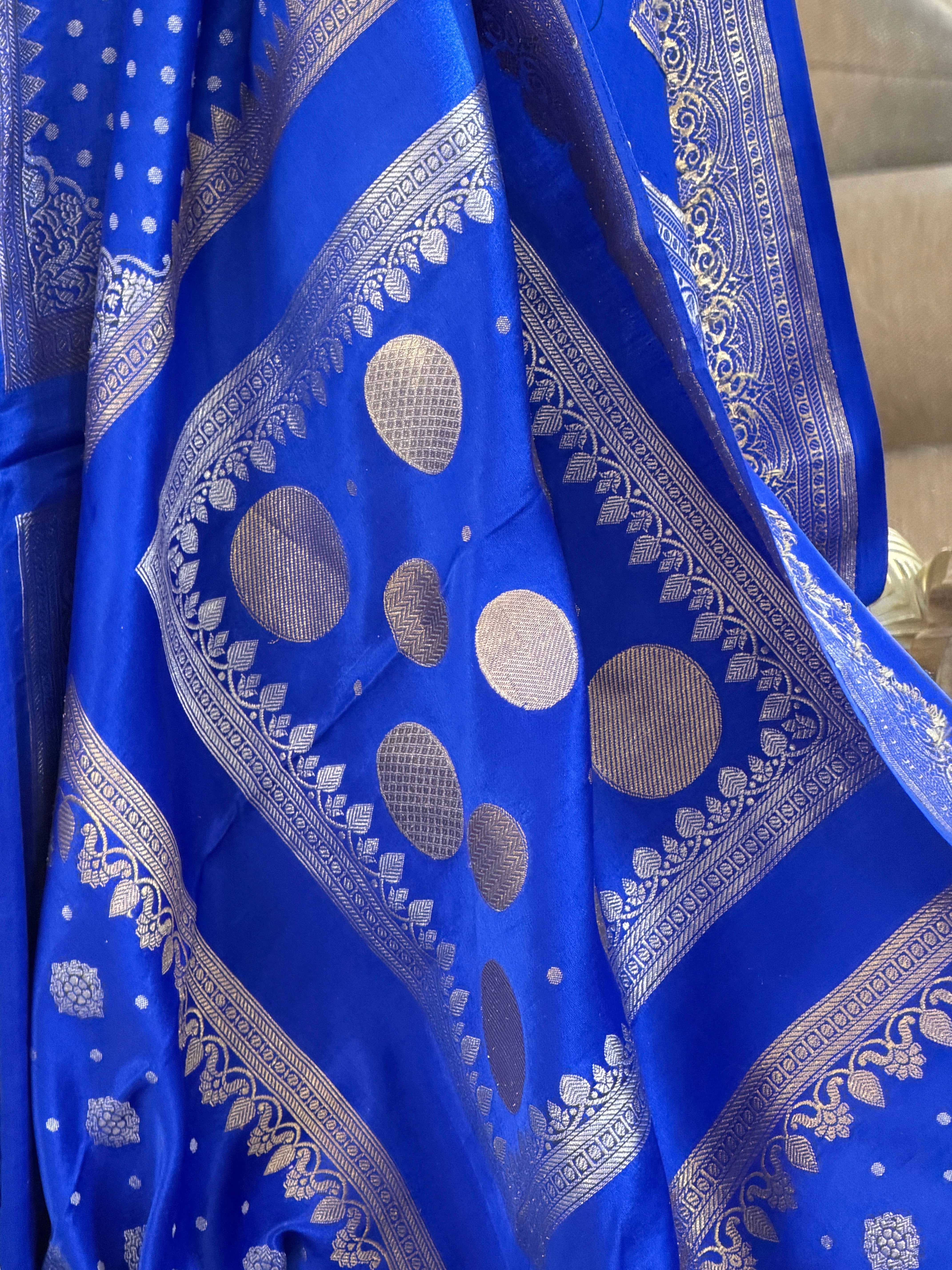 Banarasi Mashru Pure Silk Saree