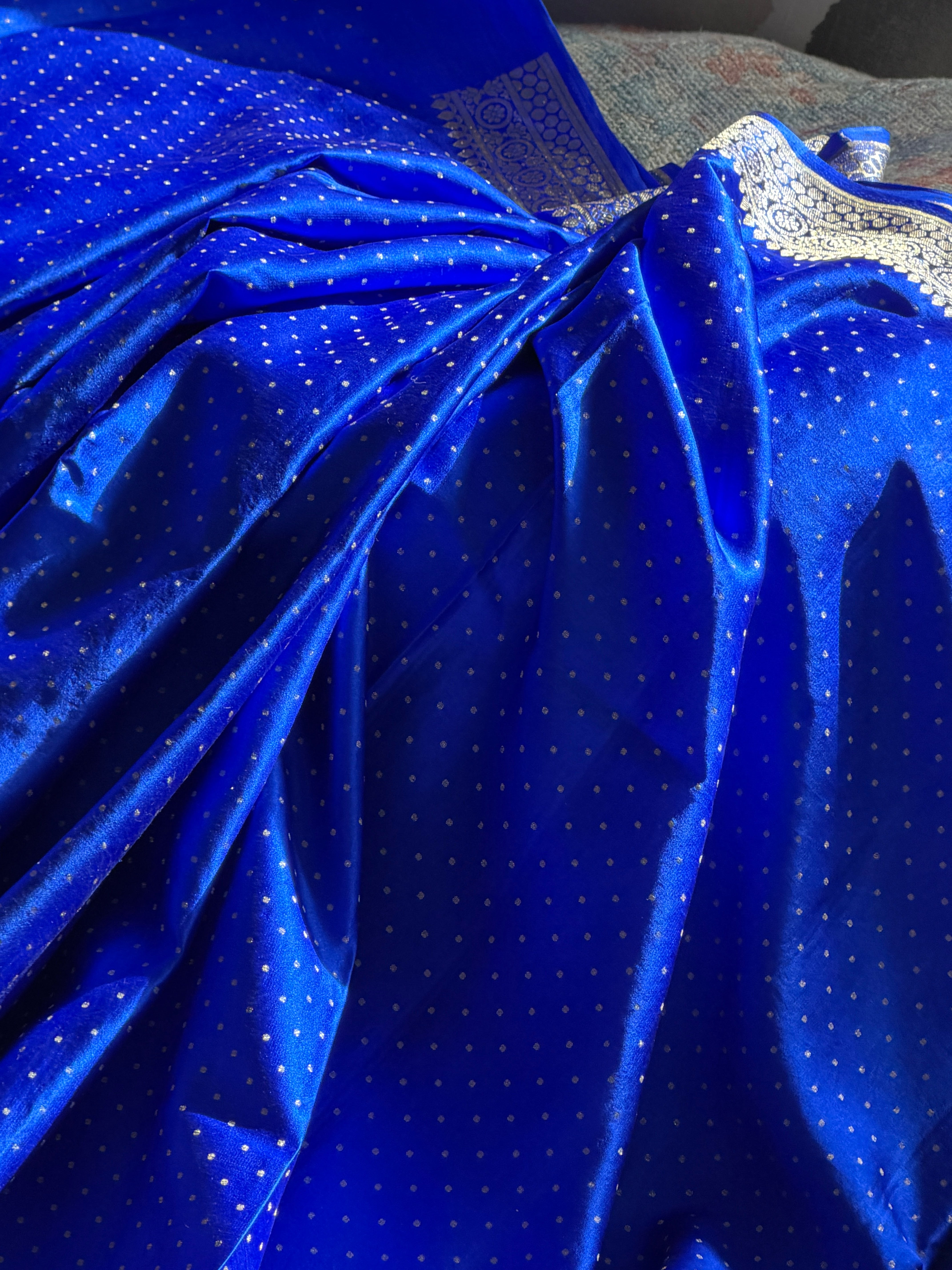 Banarasi Mashru Pure Silk Sona Roopa Saree