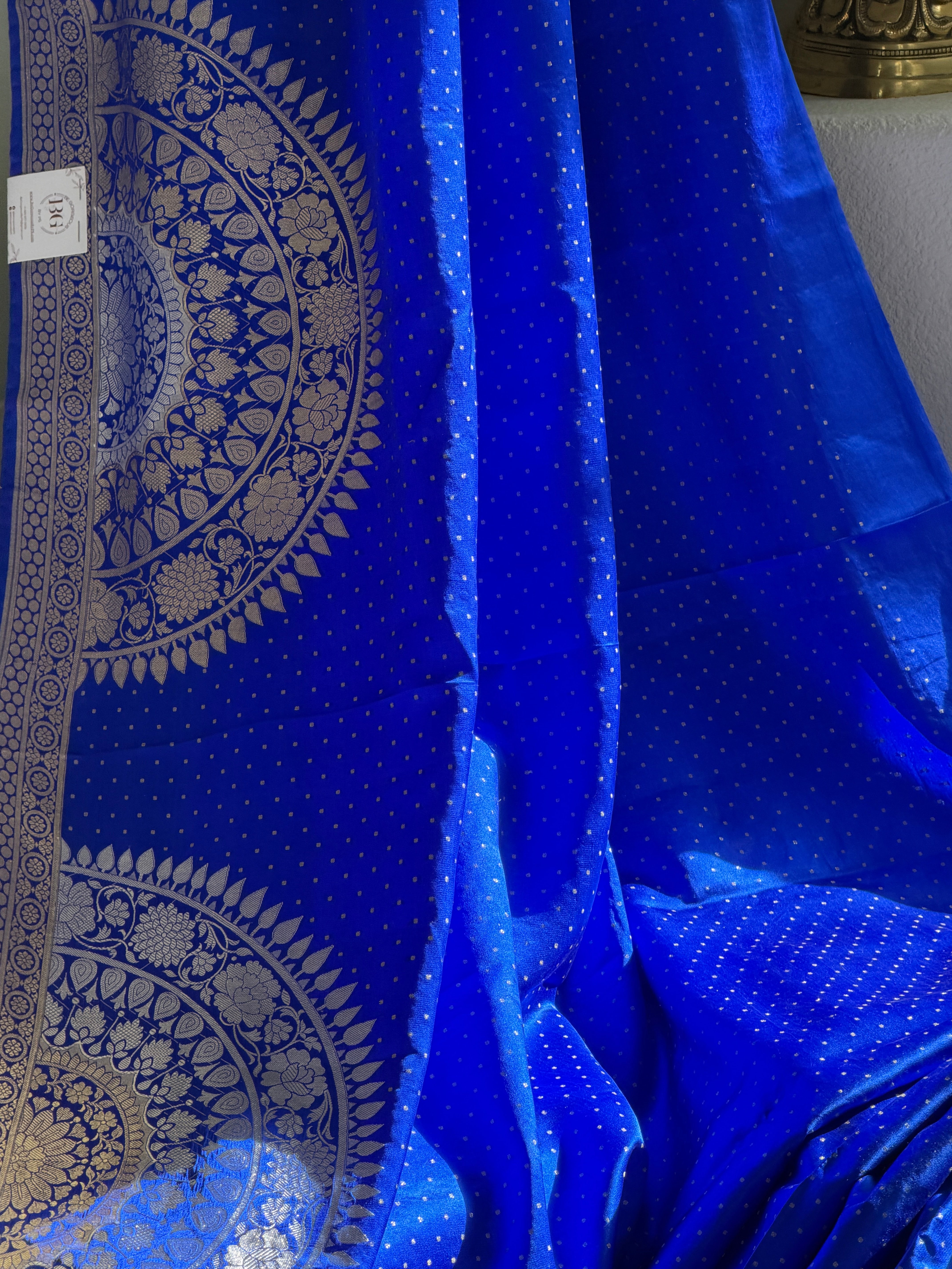 Banarasi Mashru Pure Silk Sona Roopa Saree