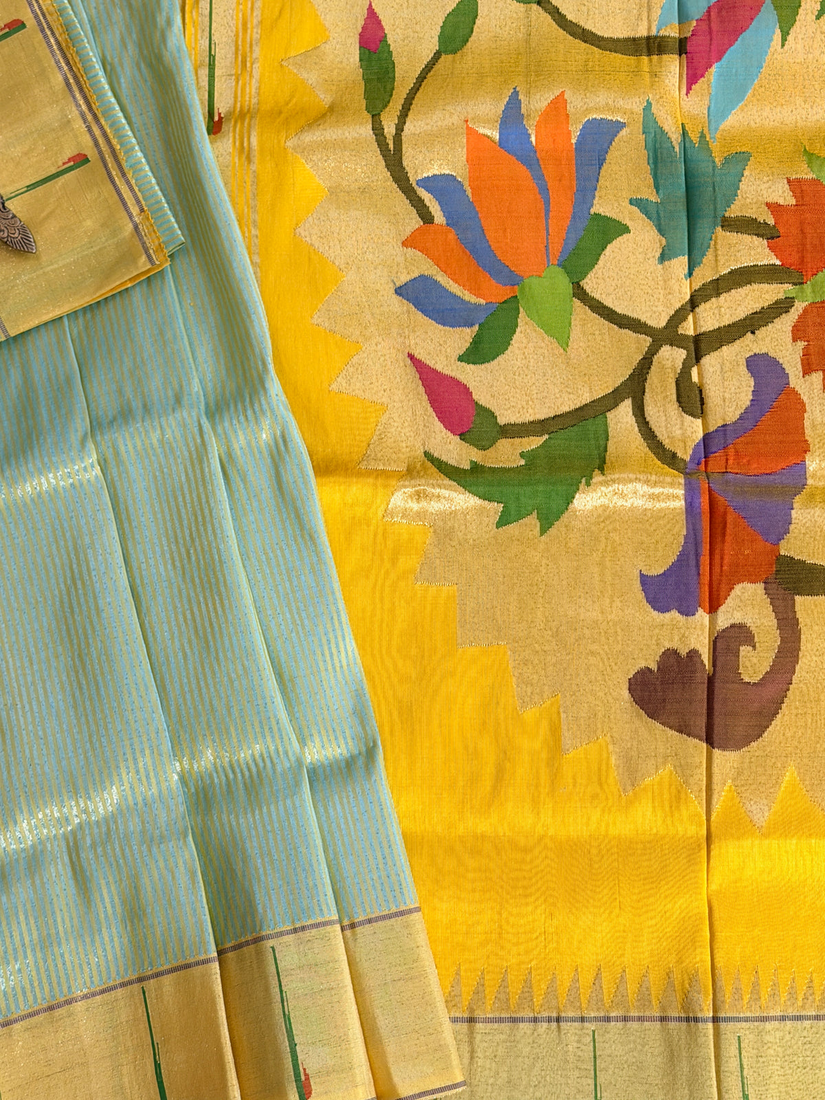 Paithani Pure silk handloom saree
