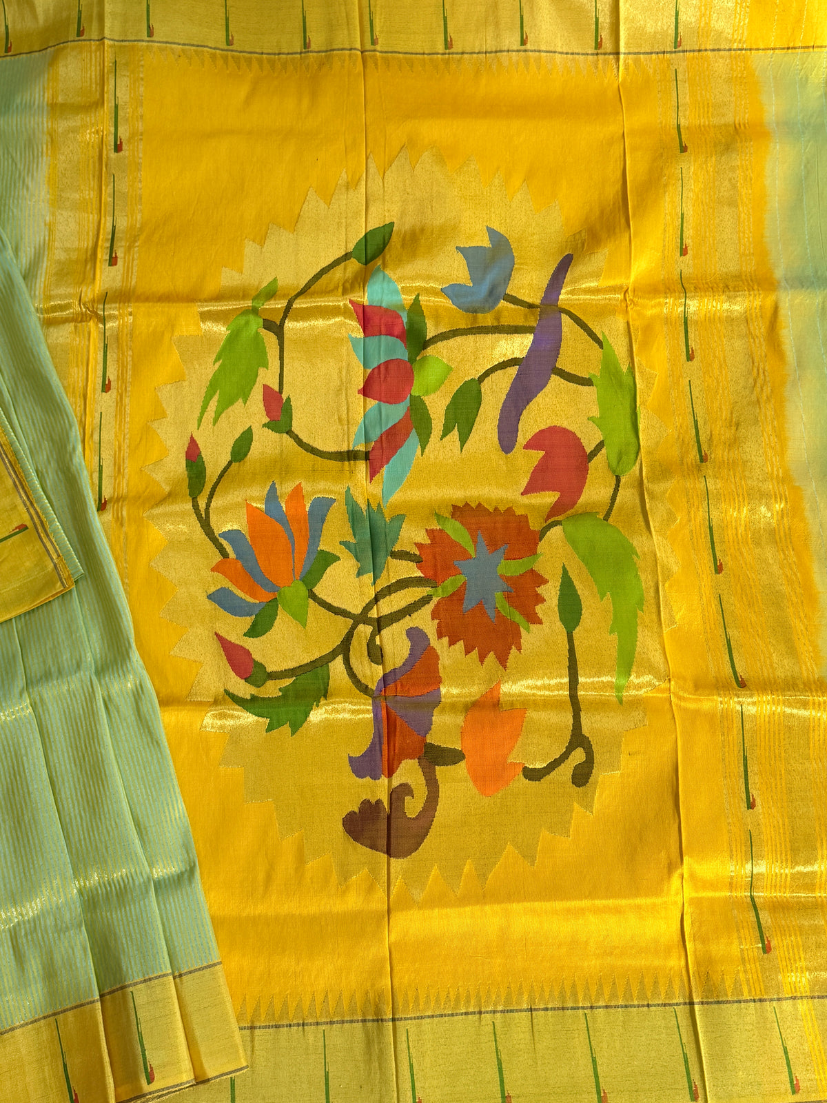 Paithani Pure silk handloom saree