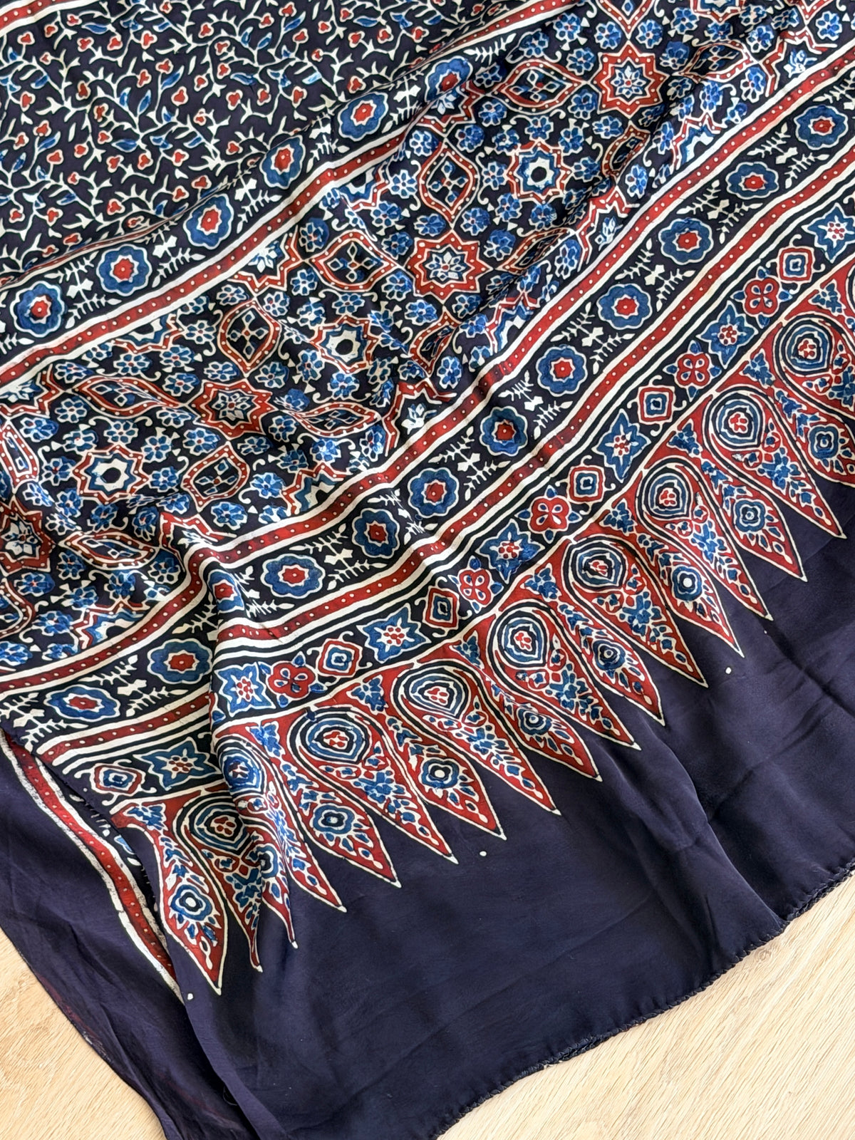Modal Ajrak Saree