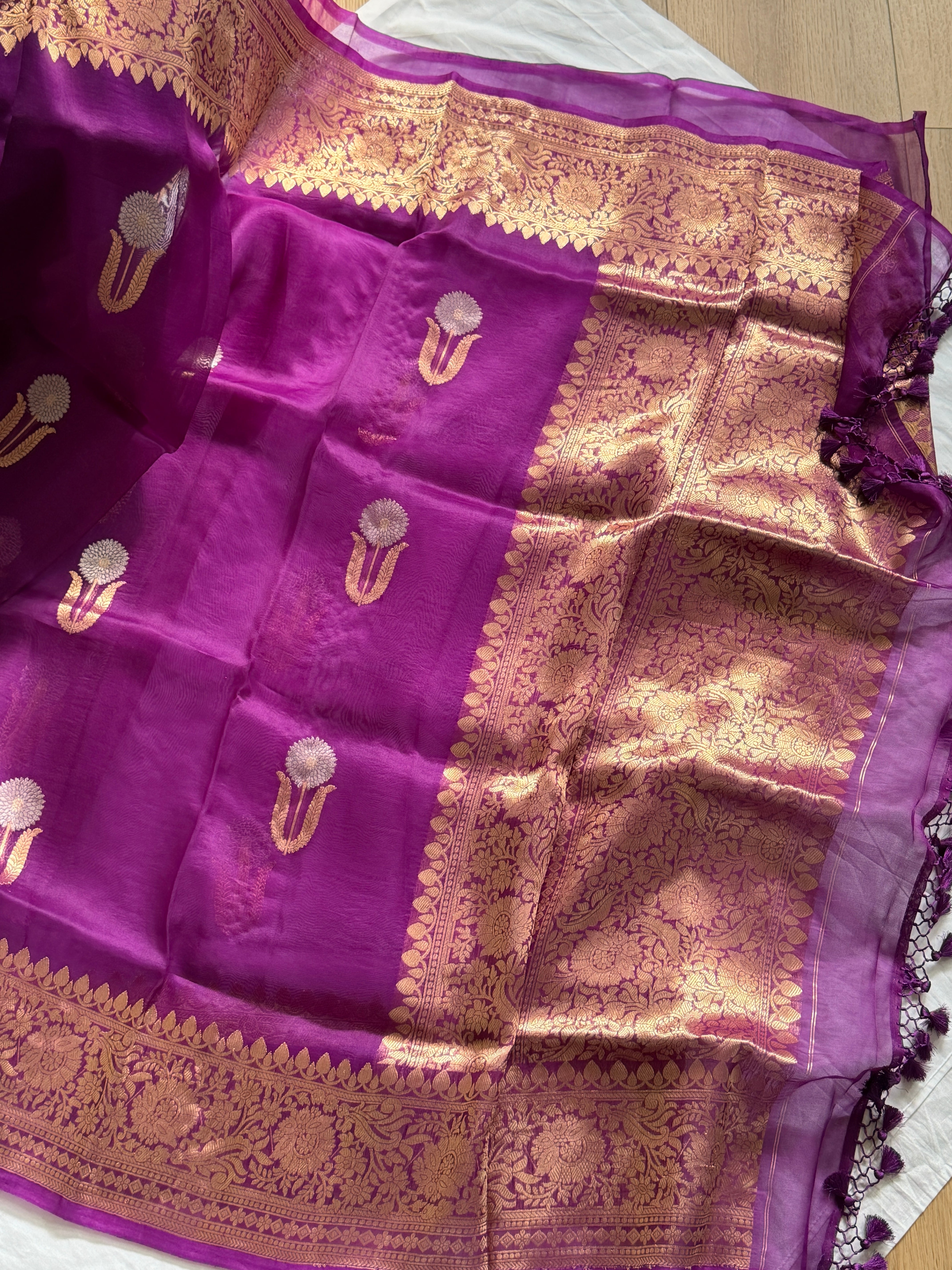 Banarasi Kora Organza Silk Saree