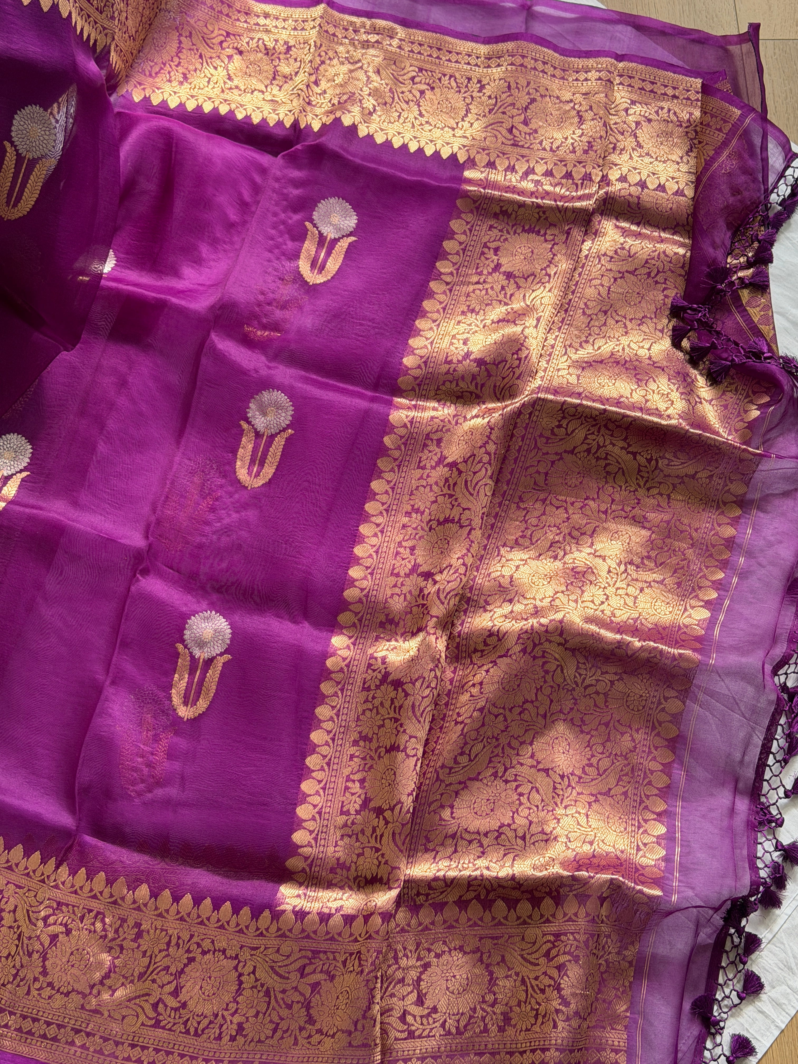Banarasi Kora Organza Silk Saree